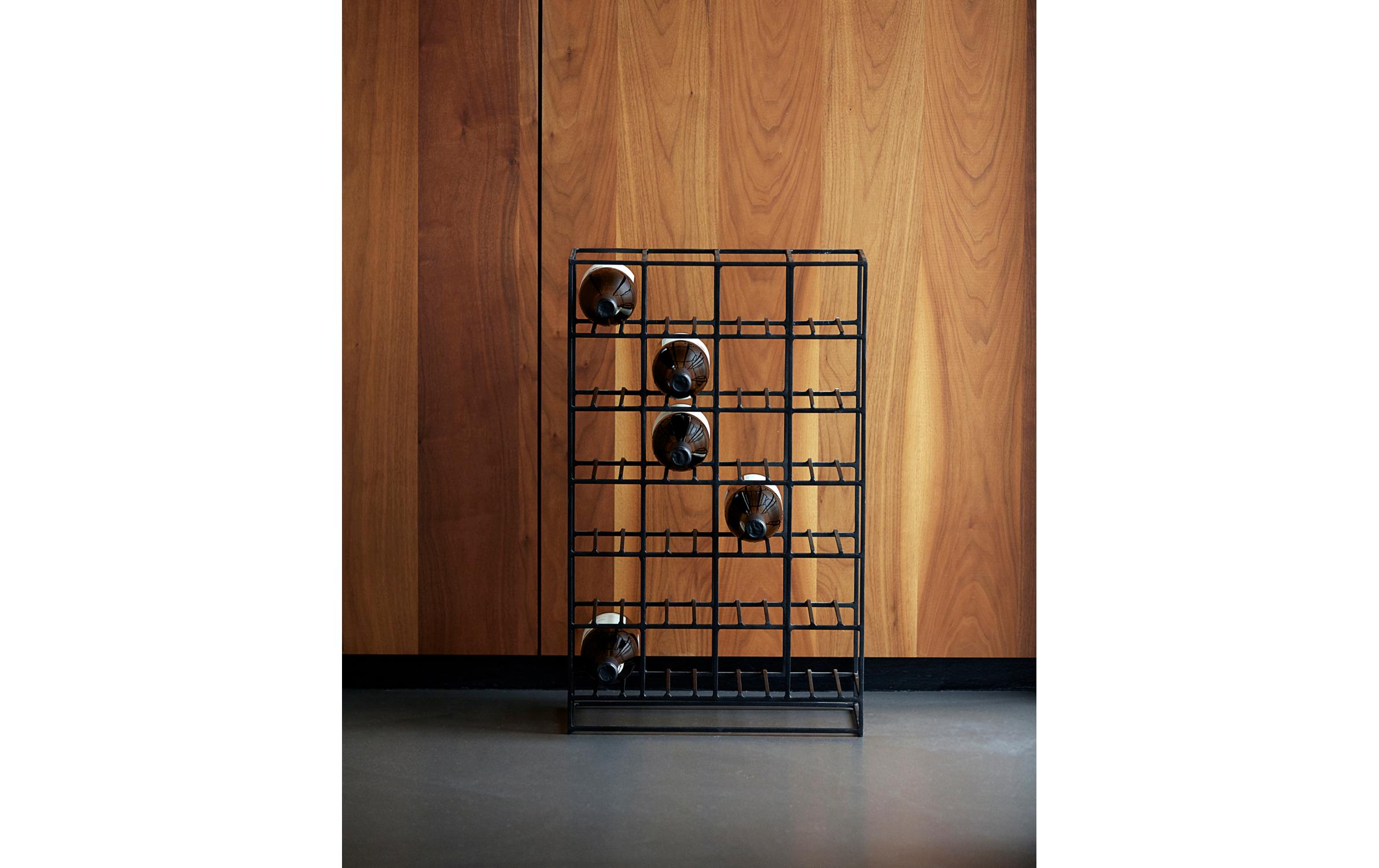 House Doctor Weinregal 24 Schwarz