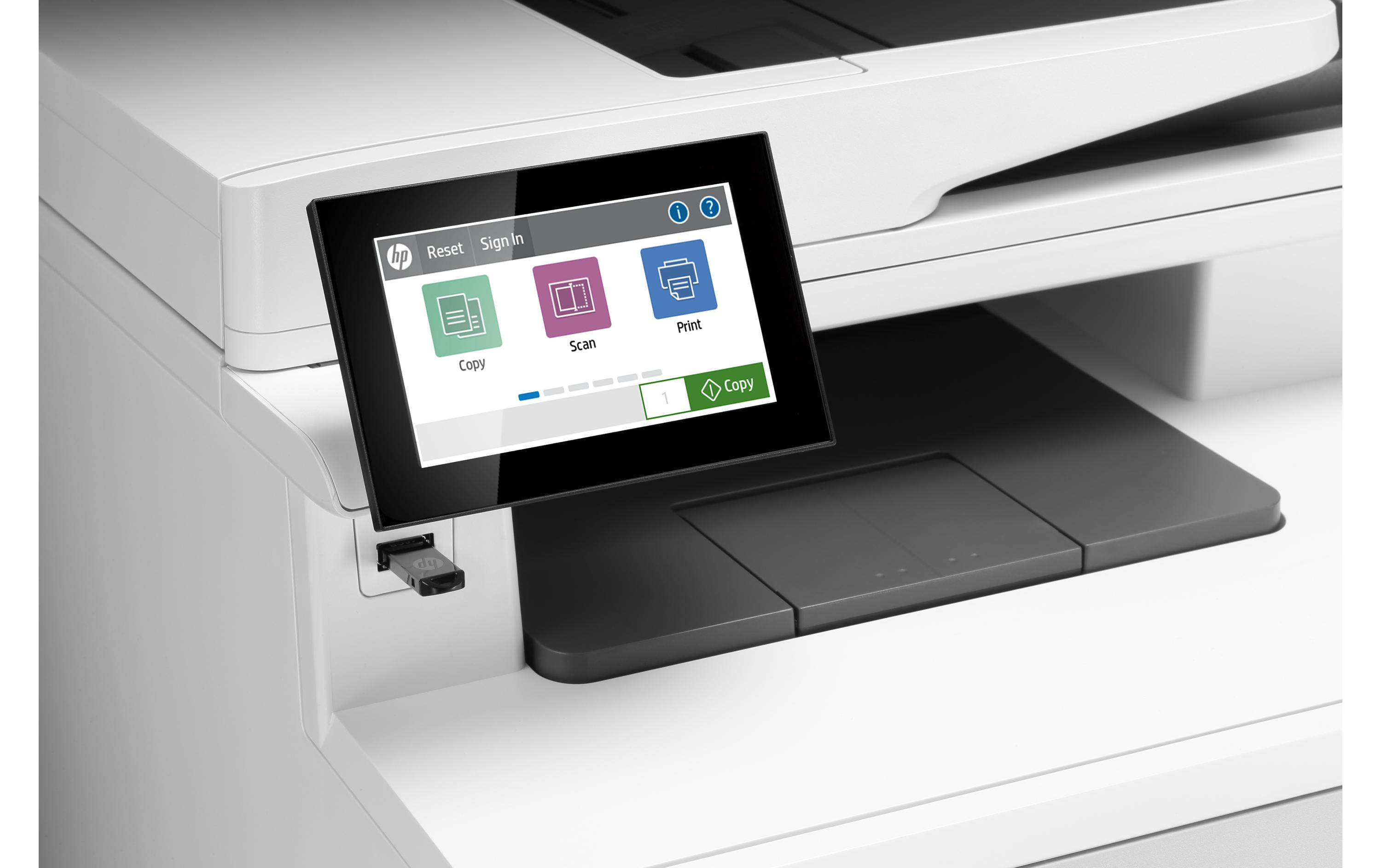 HP Multifunktionsdrucker Color LaserJet Enterprise M480f