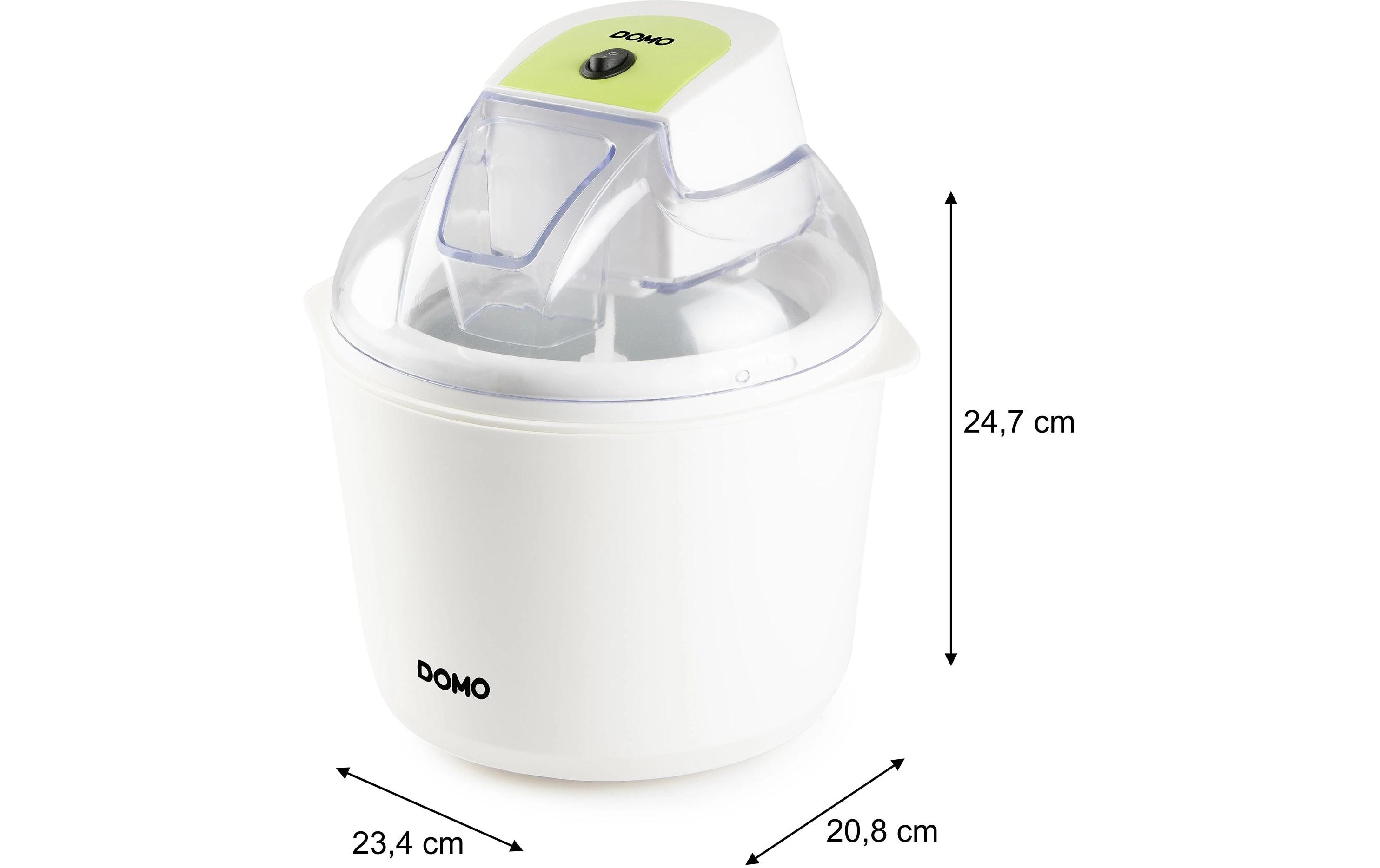 Domo Glacemaschine DO9304I 1.5 l, Weiss