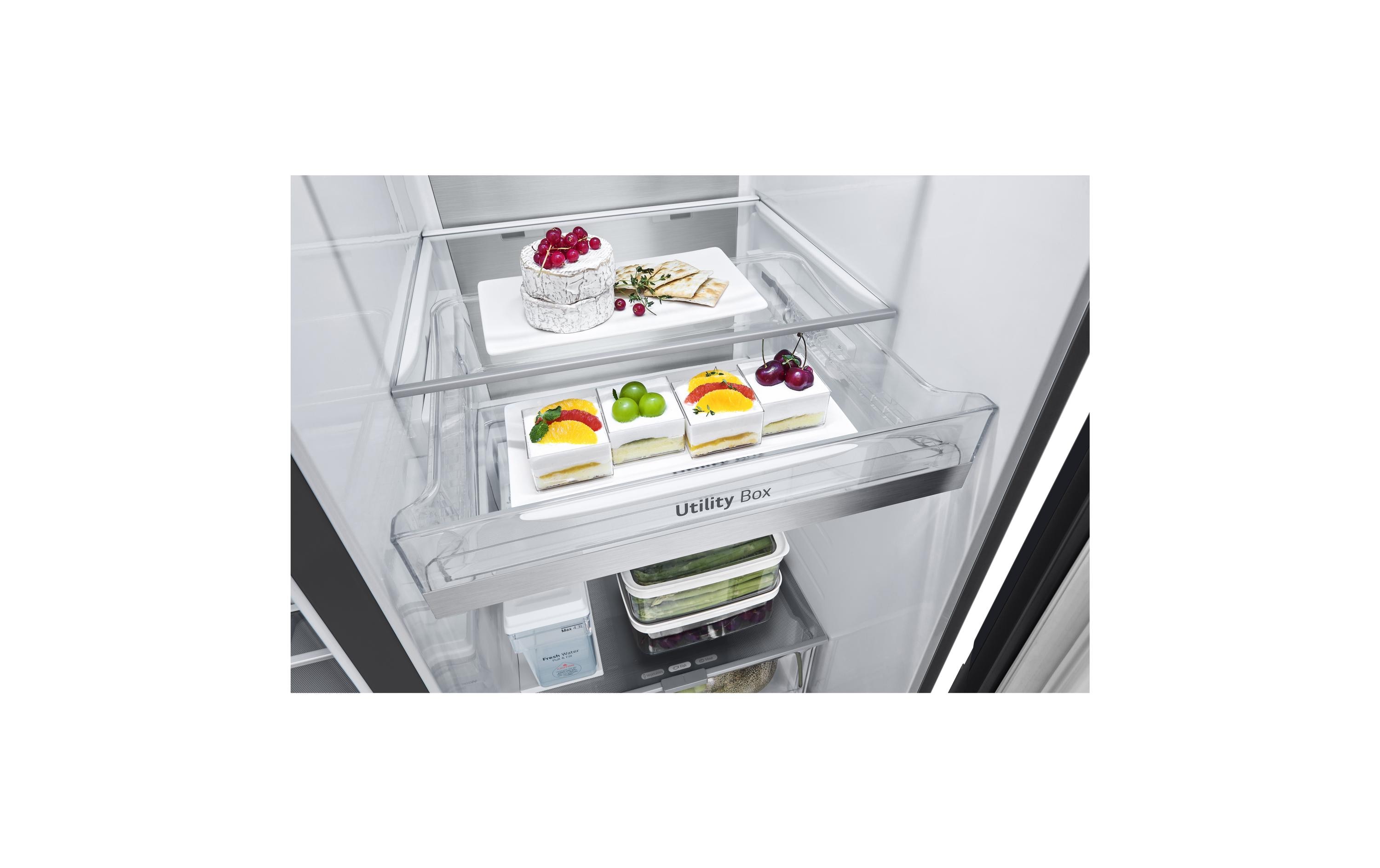 LG Foodcenter GSXE91EVAD Essence Black Steel