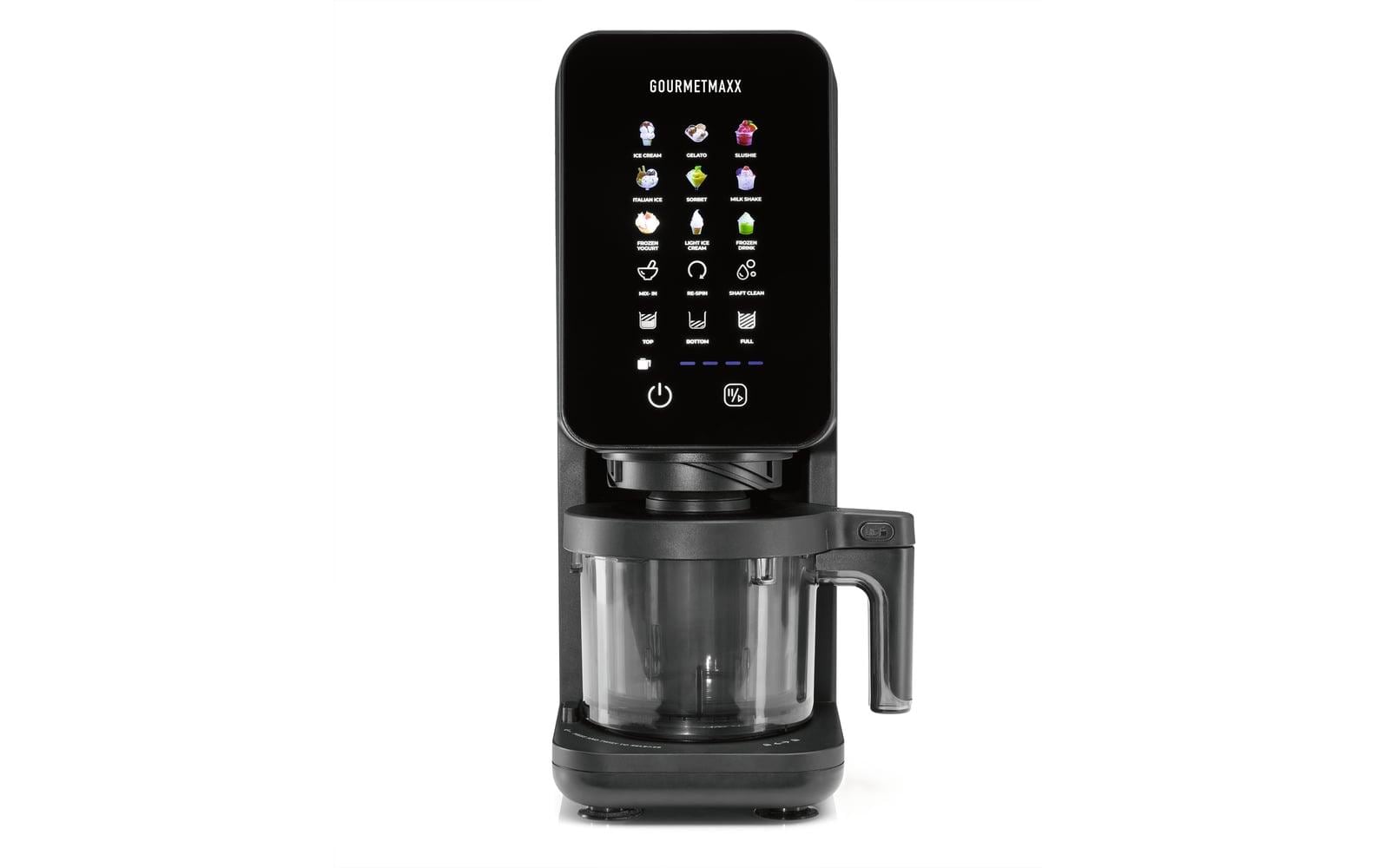 GOURMETmaxx Glacemaschine 0.86 l, Schwarz