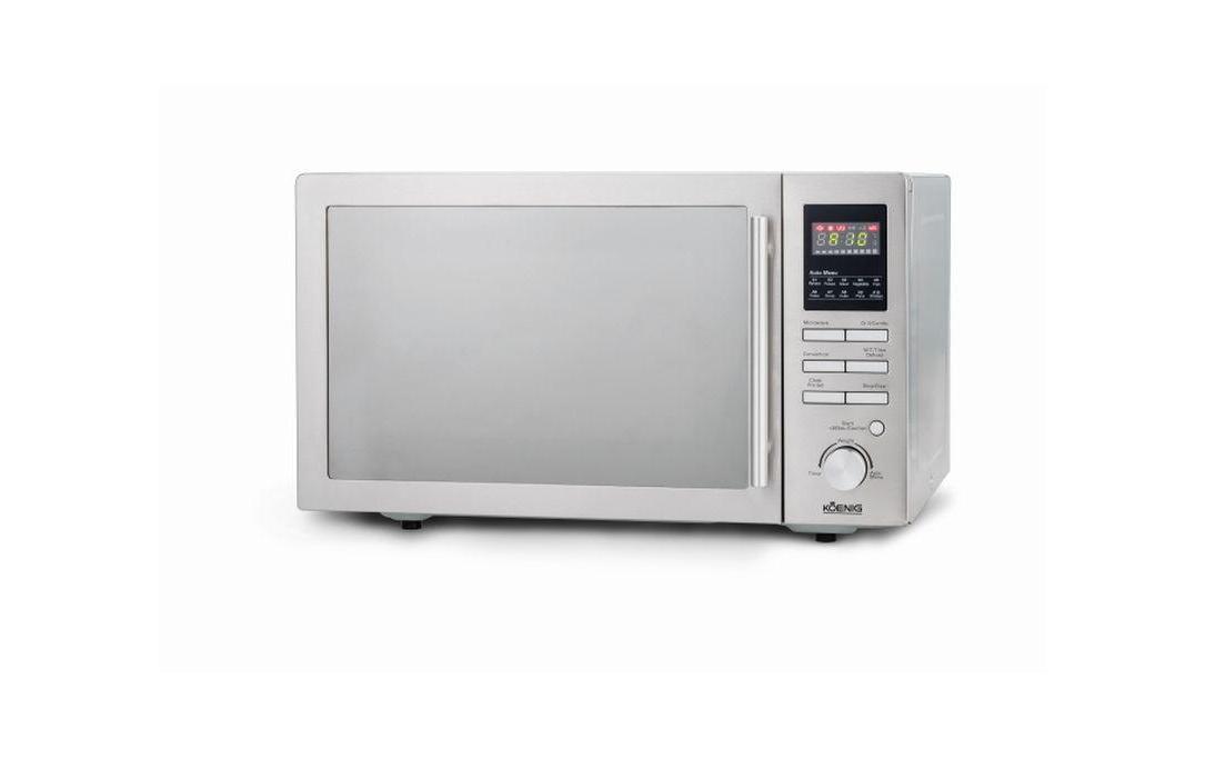Koenig Mikrowelle mit Grill 3-in-1 Silber