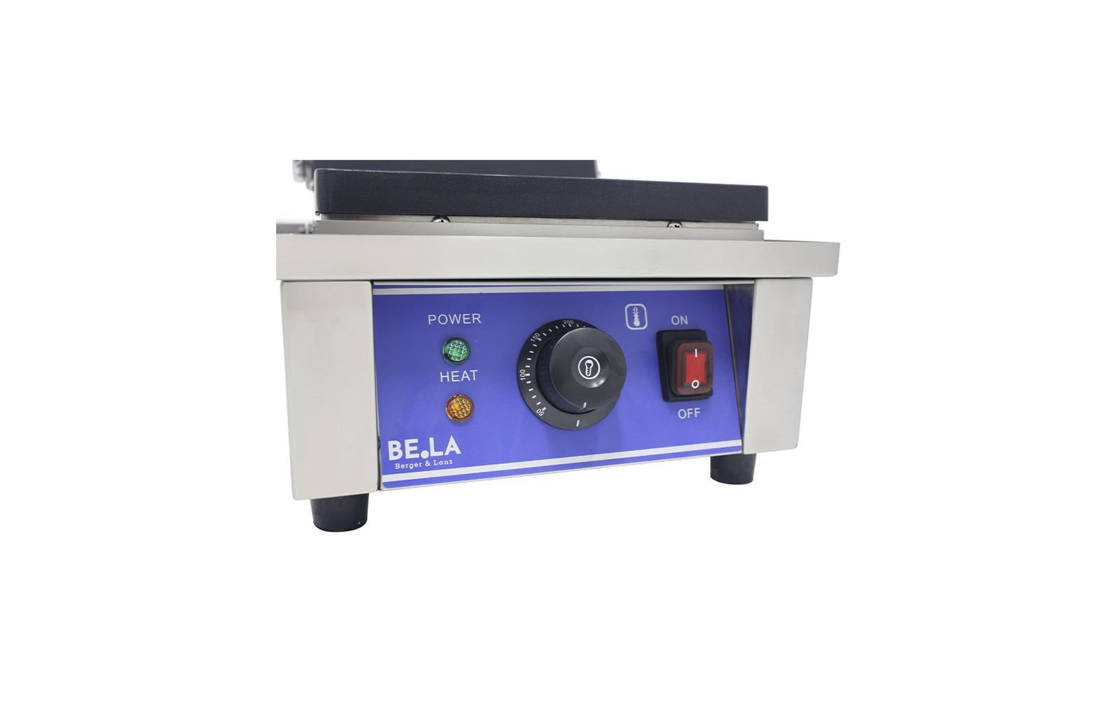 Berger Lanz 1WE Waffeleisen einzeln 2000 W Grau