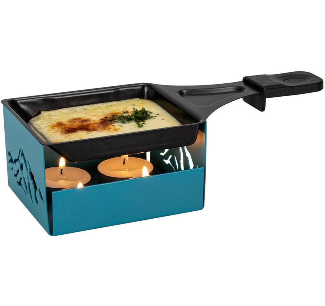 Nouvel Teelicht-Raclette Grün/Blau