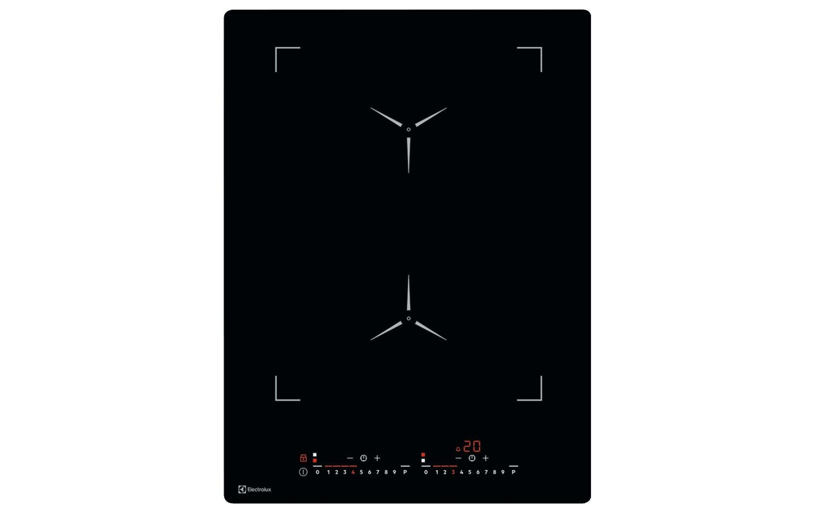 Electrolux Induktionskochfeld GK38TSILO Aufliegend/Flächenbündig