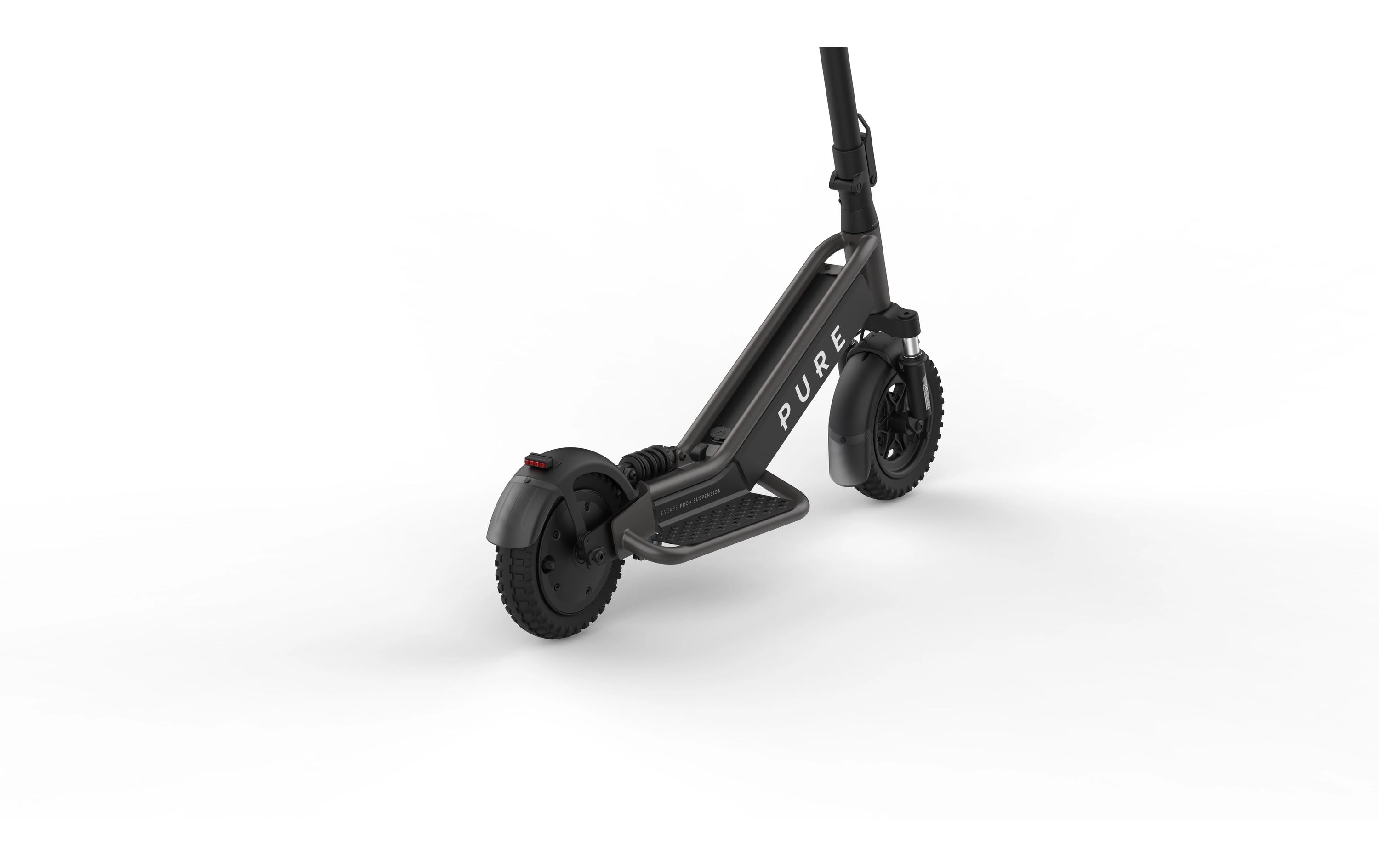Pure Electric E-Scooter Escape Pro+ Suspension Metallisch Grau