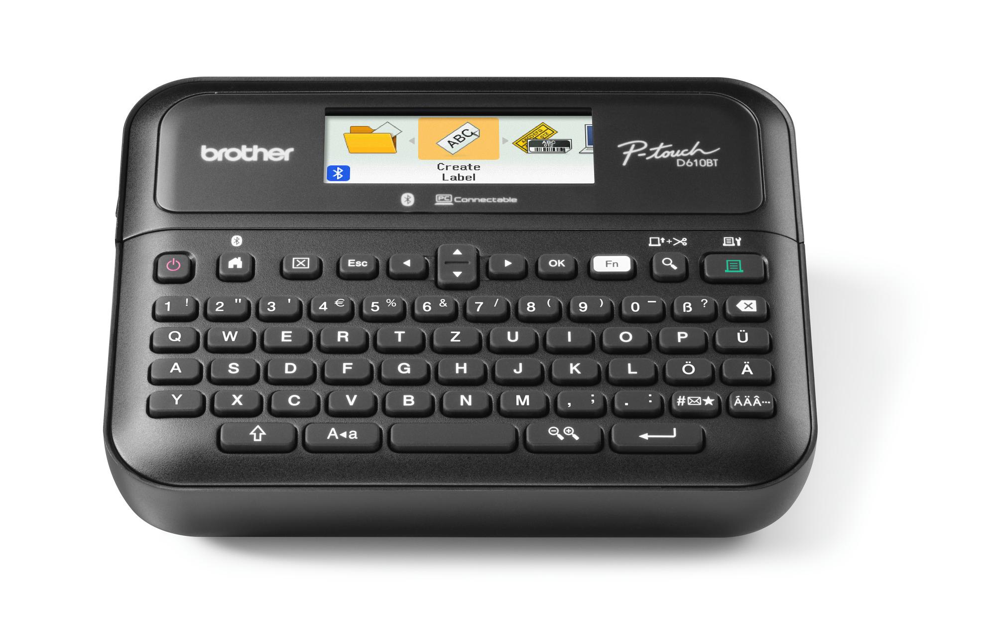 Brother Beschriftungsgerät P-touch PT-D610BTVP inkl. Koffer Brother Beschriftungsgerät P-touch PT-D610BTVP inkl. Koffer