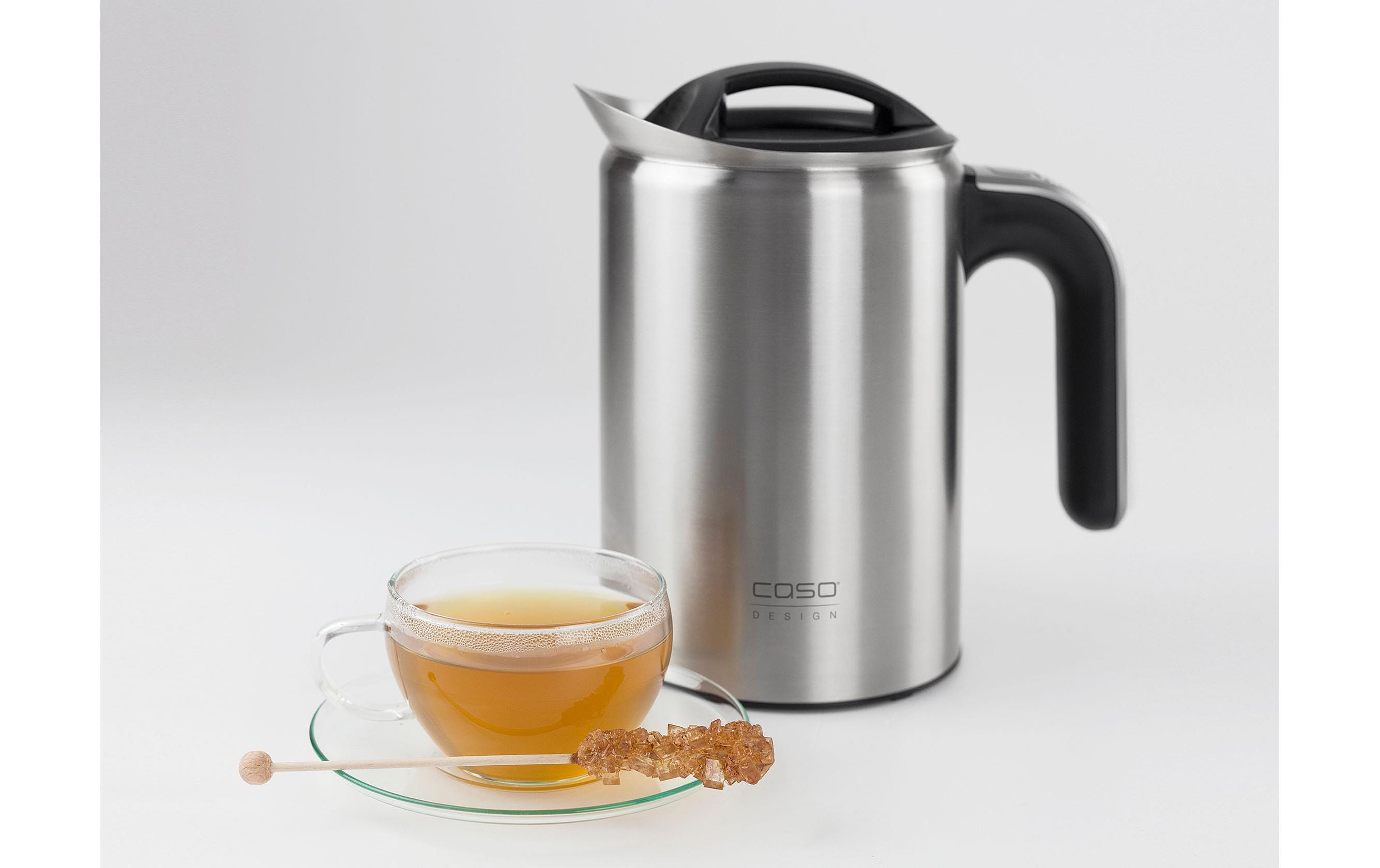 Caso Wasserkocher WK Cool-Touch Edelstahl Silber 1.0 l 1800 W