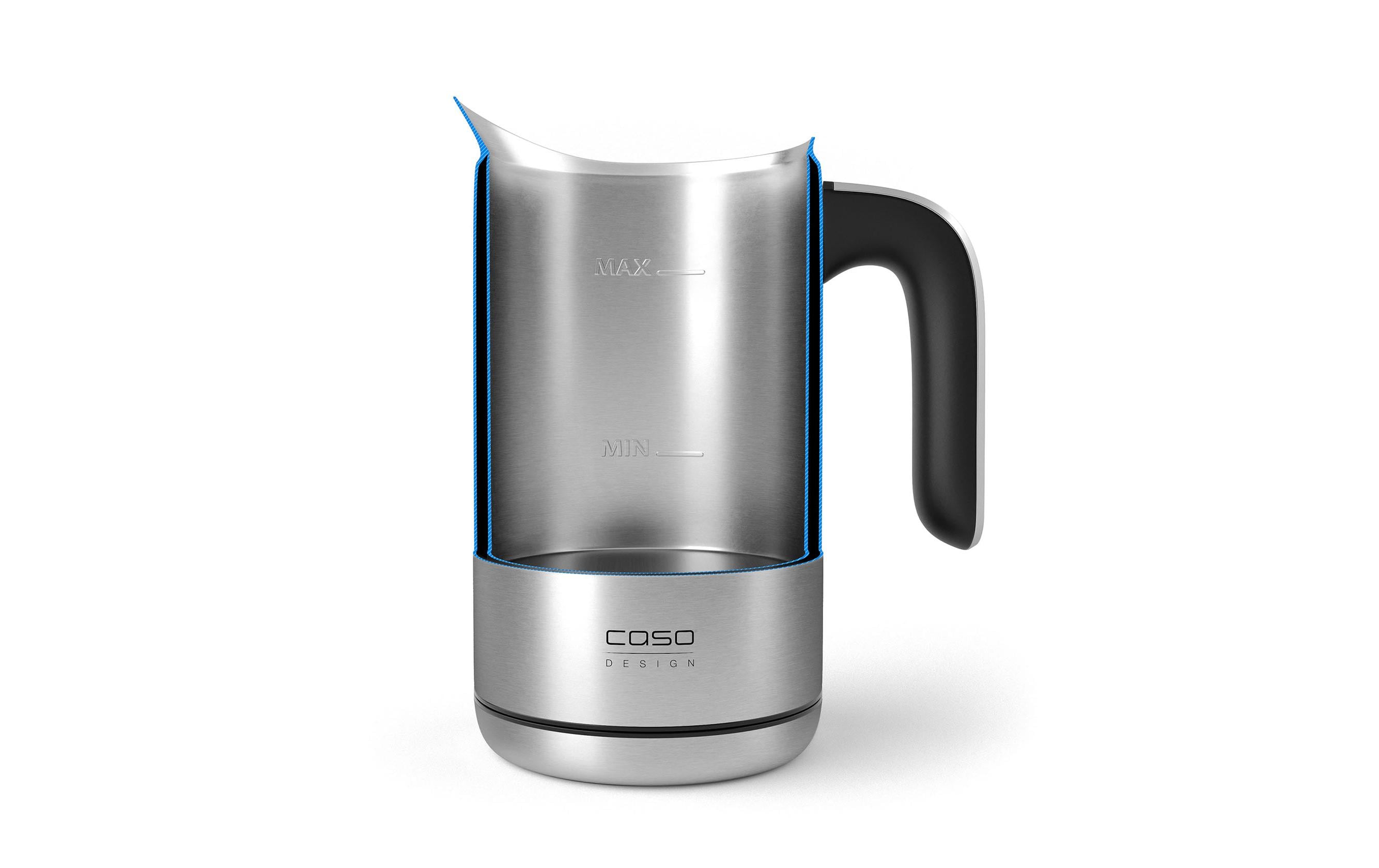 Caso Wasserkocher WK Cool-Touch Edelstahl Silber 1.0 l 1800 W