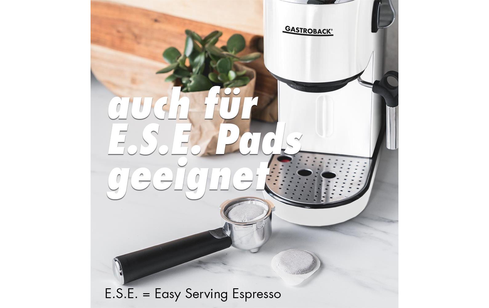 Gastroback Design Espresso Piccolo Weiss