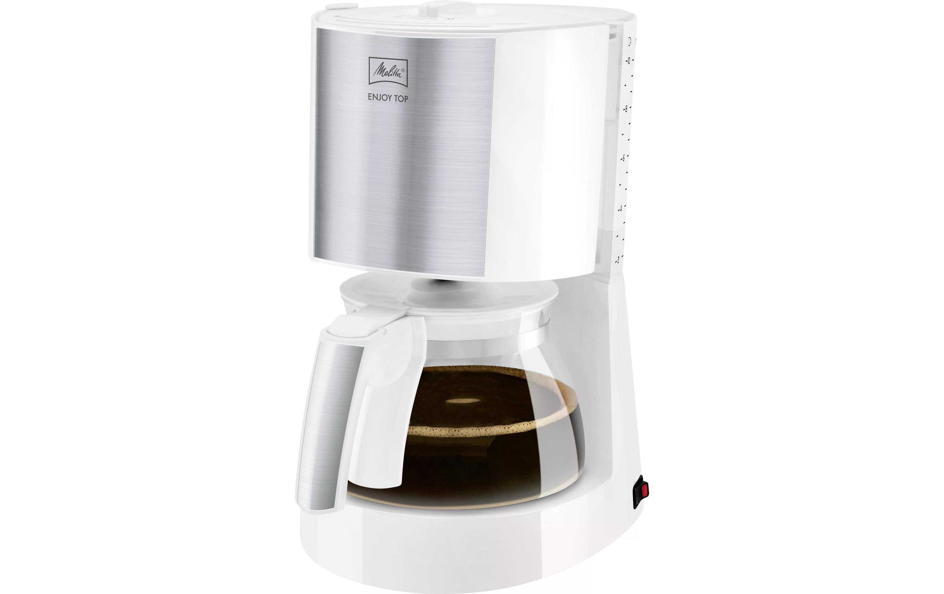 Melitta Filterkaffeemaschine Enjoy Top Weiss Melitta Filterkaffeemaschine Enjoy Top Weiss