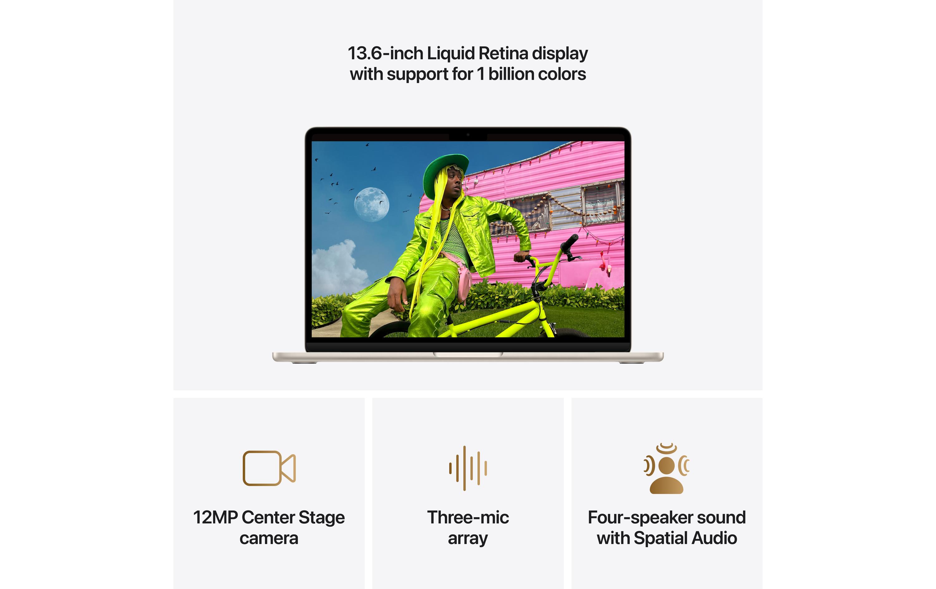 Apple MacBook Air 13 2026 M5 10C GPU / 16 GB / 512 GB Starlight