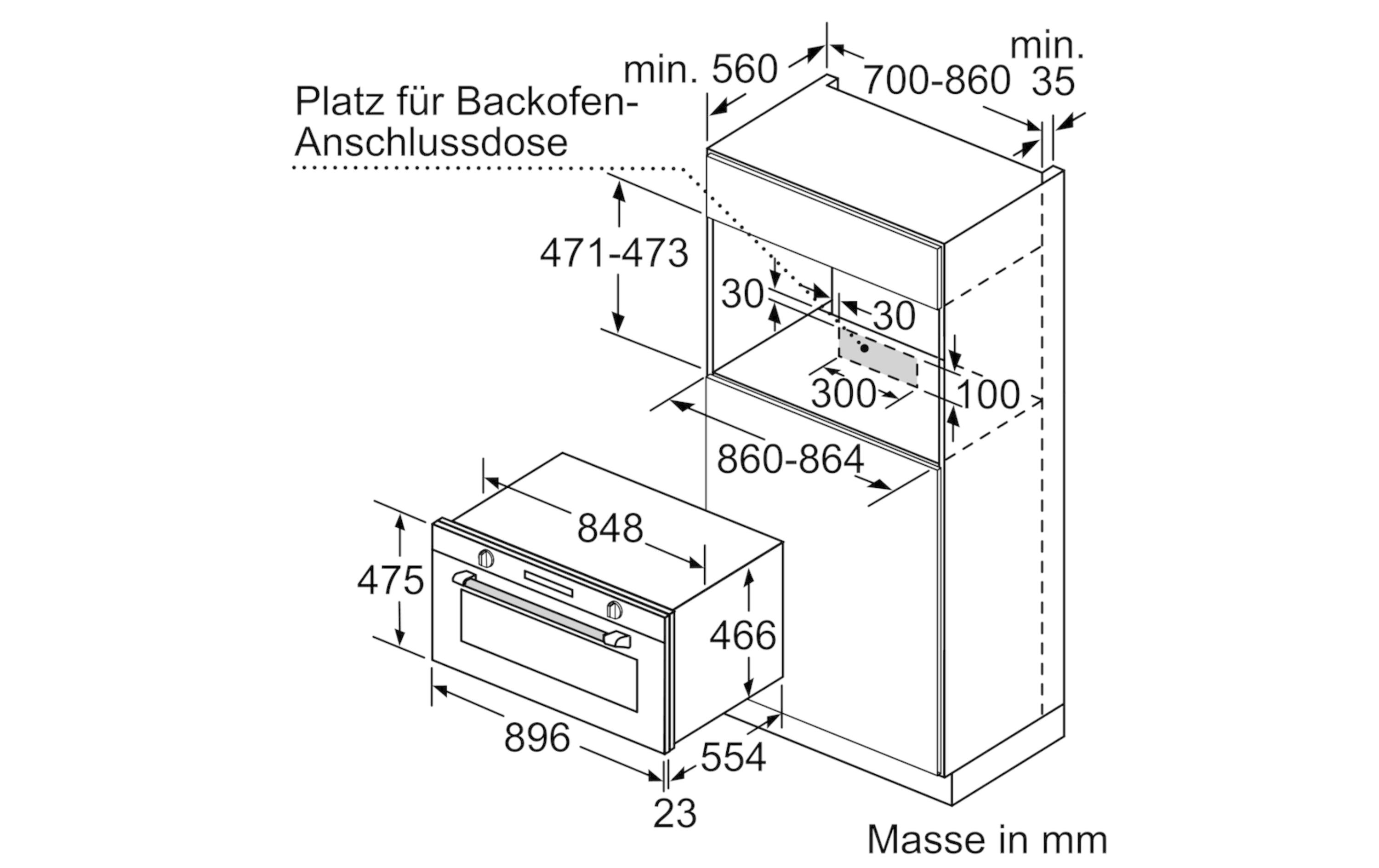 Siemens Einbaubackofen VB558C0S0 A+