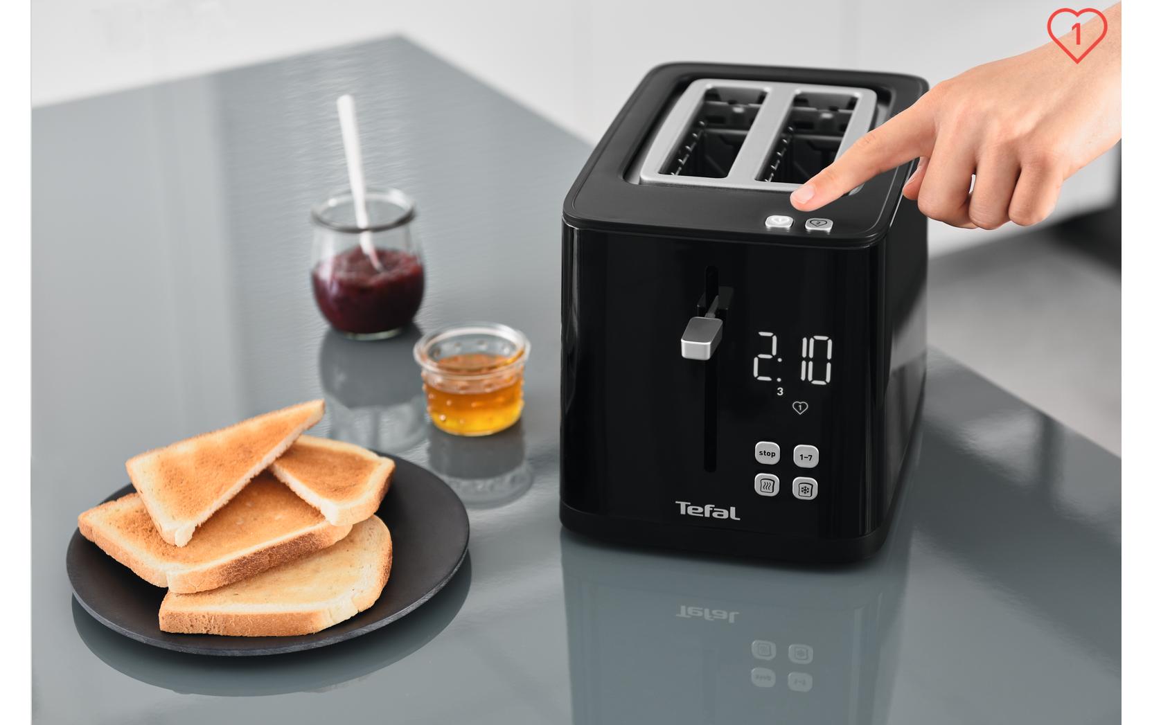 Tefal Toaster Smart'n Light Schwarz