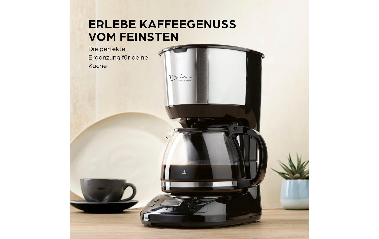 Barista Filterkaffeemaschine 30381 Schwarz/Silber