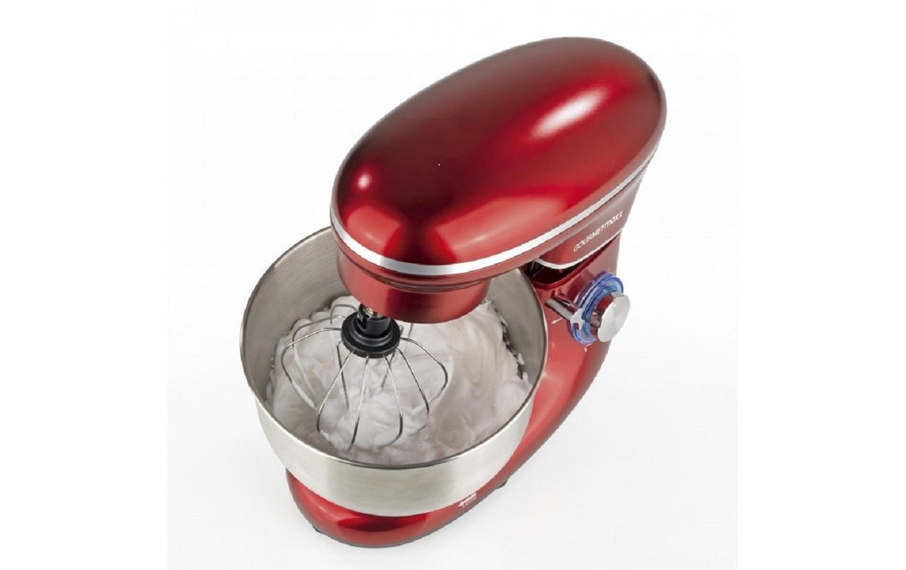 GOURMETmaxx Küchenmaschine 1500 W, Rot