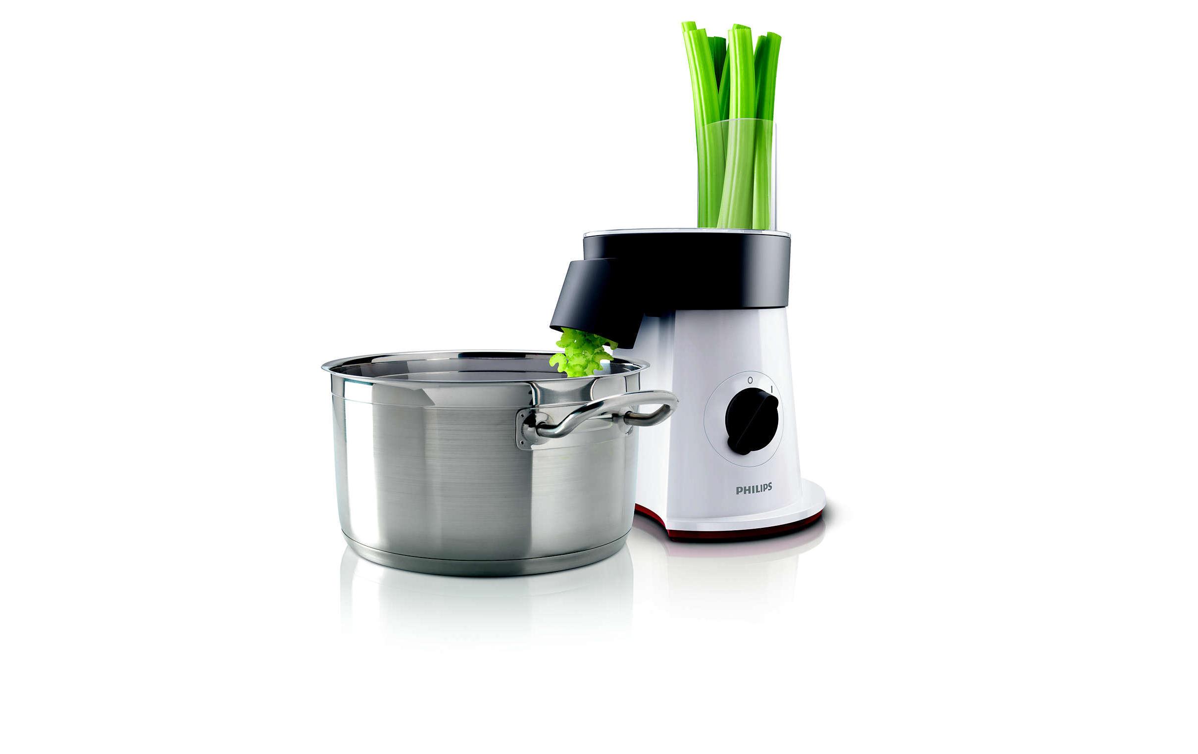 Philips Salatzubereiter HR1388/80 Weiss