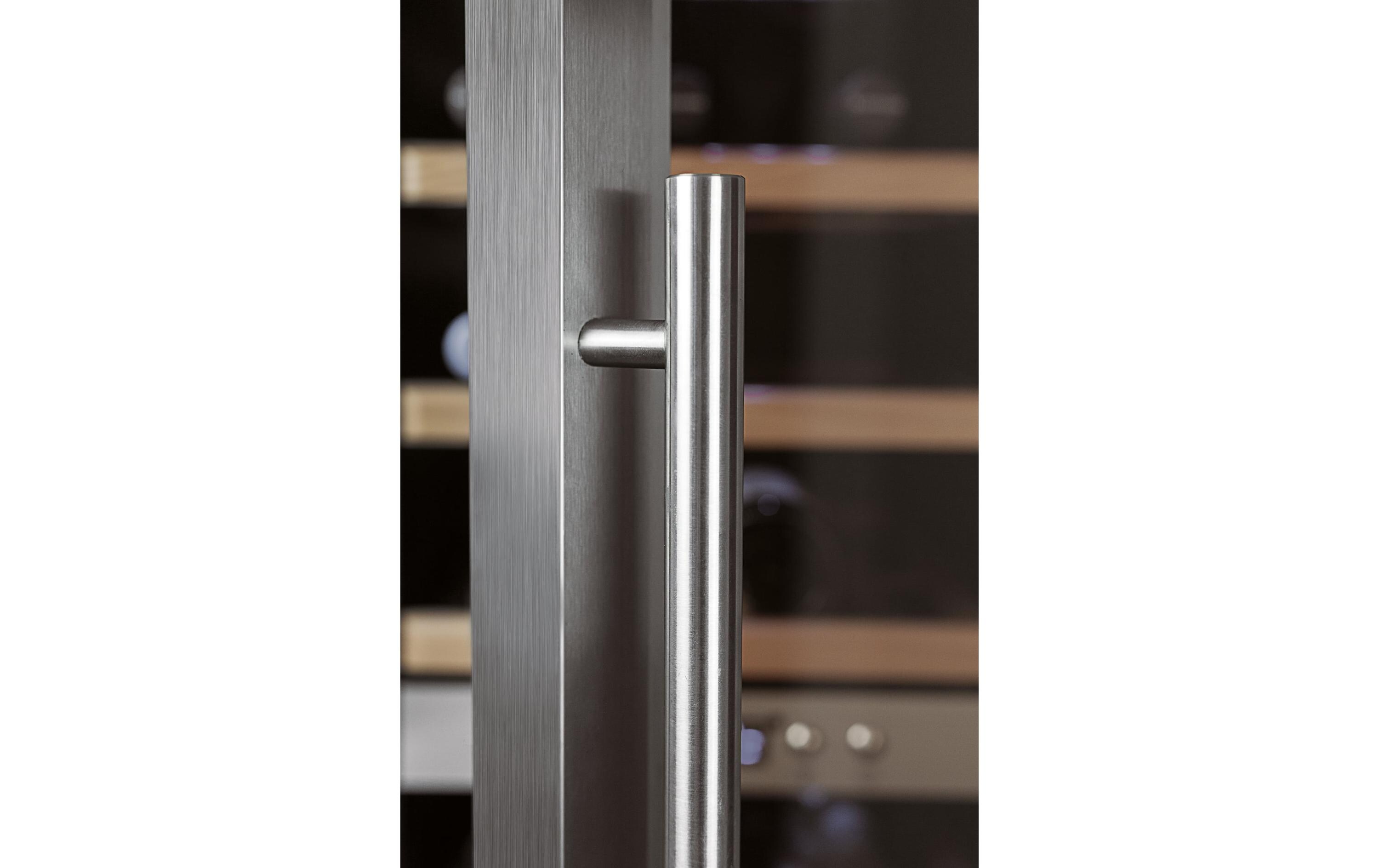 Caso Weinkühlschrank WineComfort 380 Smart Edelstahl, Rechts
