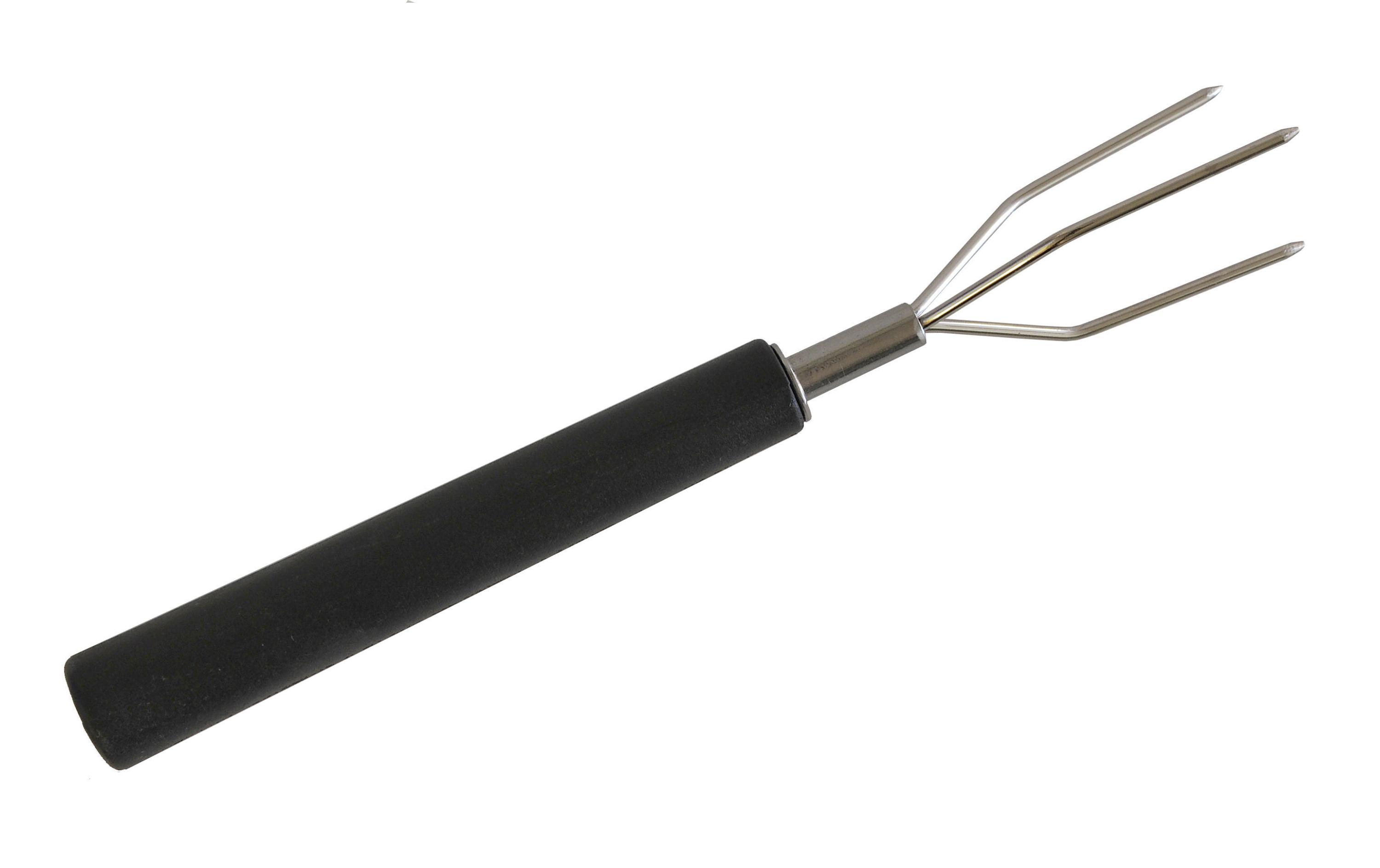 Heidi Cheese Line Kartoffelgabel Black 6 Stück, Schwarz/Silber