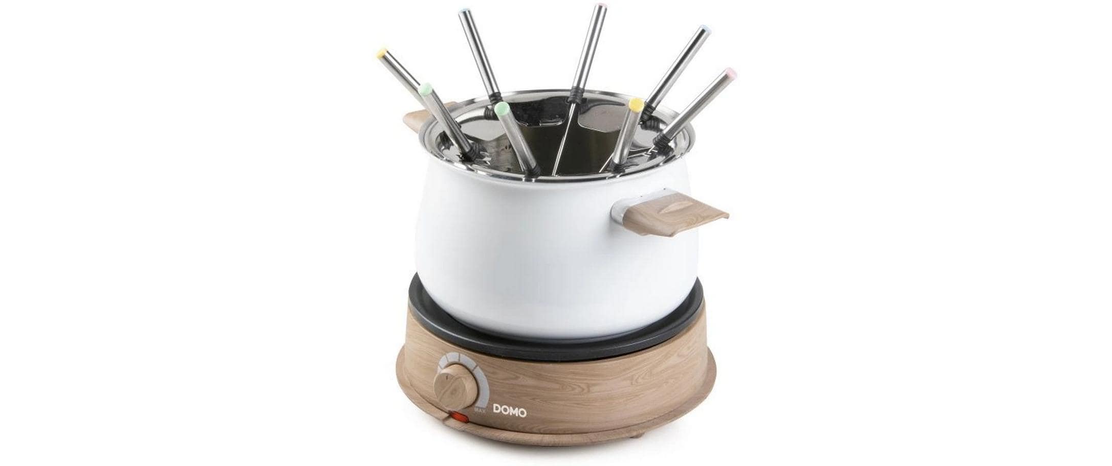 Domo Fondue-Bar DO736F 10 Teile, Weiss