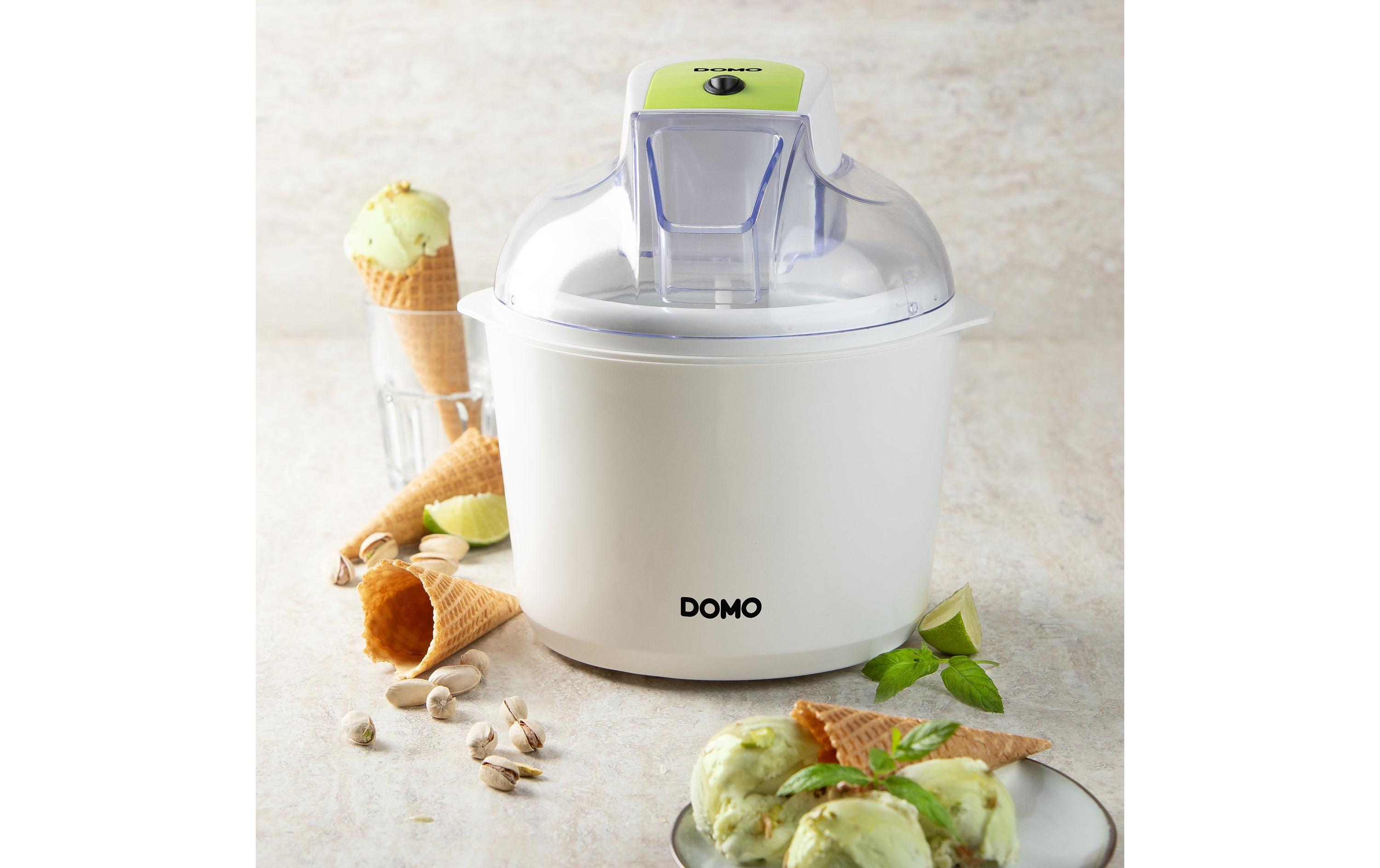Domo Glacemaschine DO9304I 1.5 l, Weiss