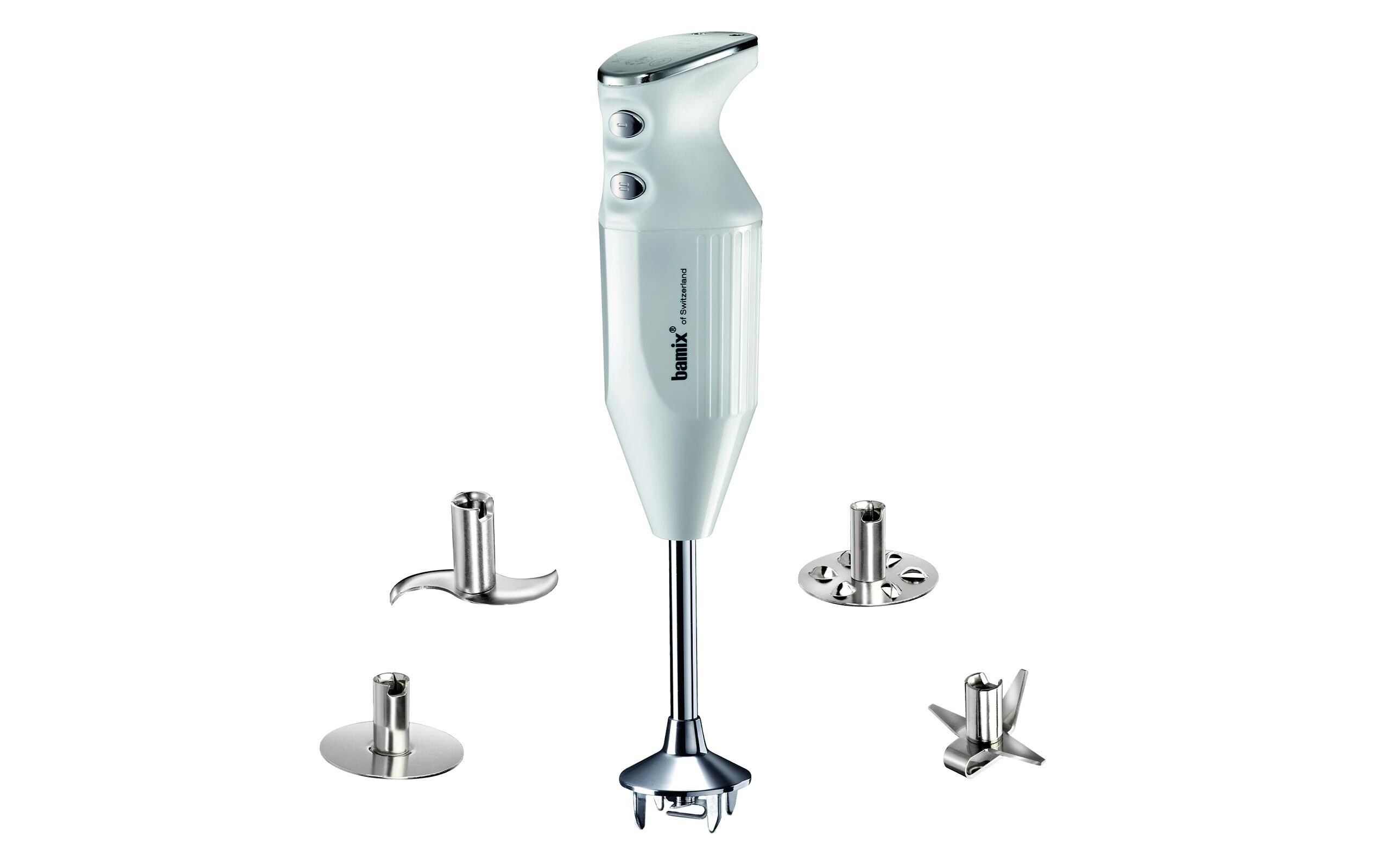 Bamix Stabmixer M350 Maxx, Chrom/Weiss