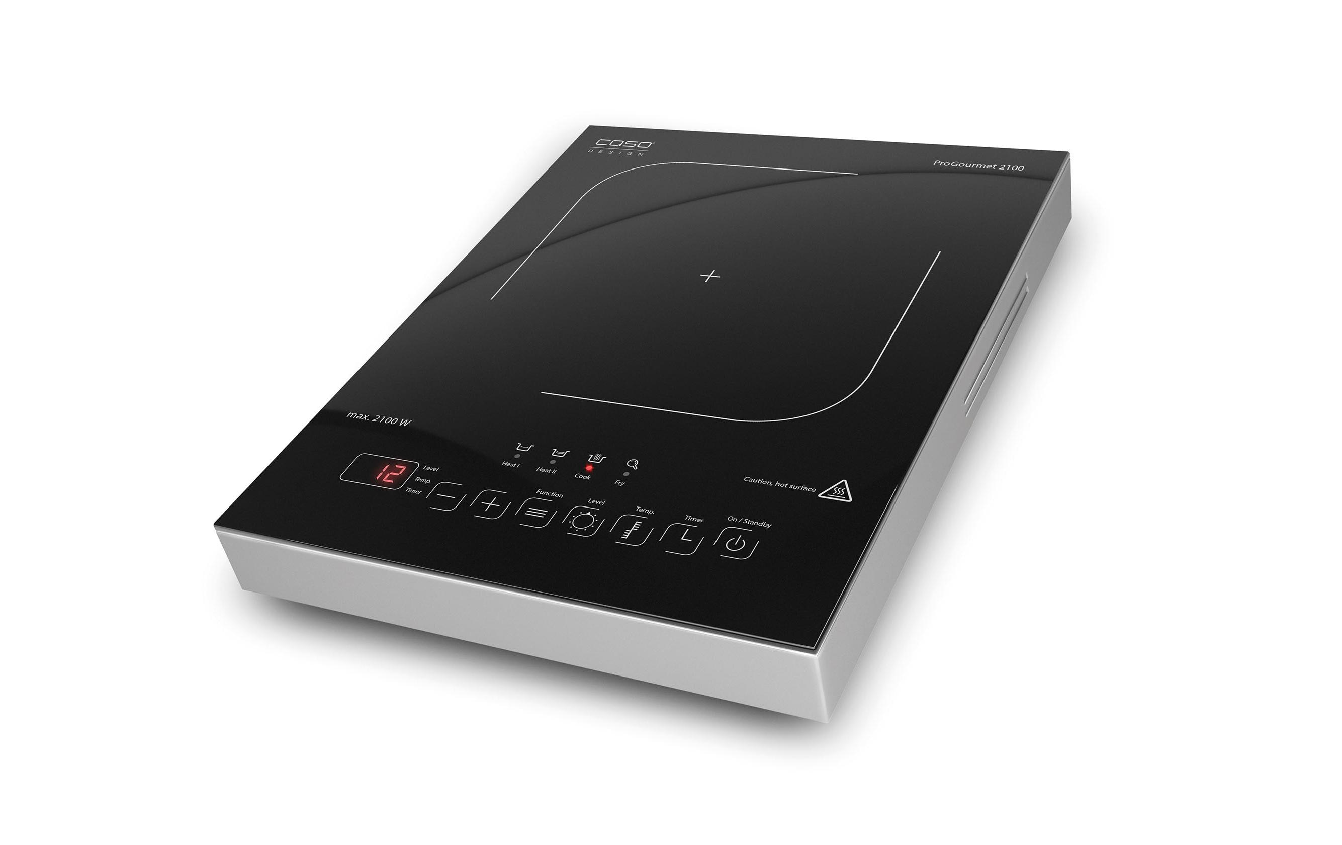 Caso Induktionskochplatte ProGourmet 2100 Glaskeramik Schwarz