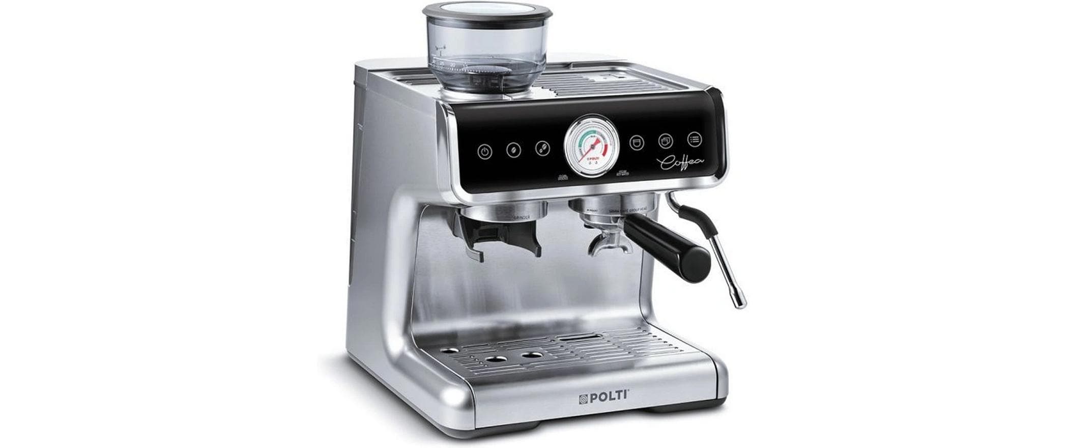 Polti Siebträgermaschine Coffea G50S Silber