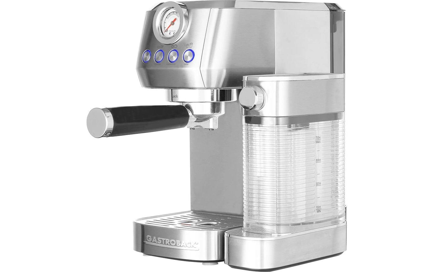 Gastroback Design Espresso Piccolo Pro M Silber