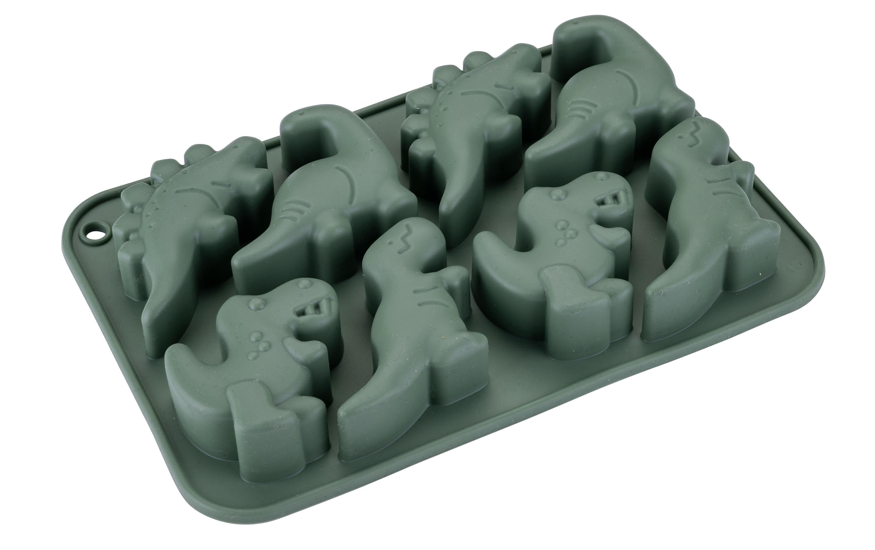Fackelmann Eiswürfelform Dinosaurier, Silikon