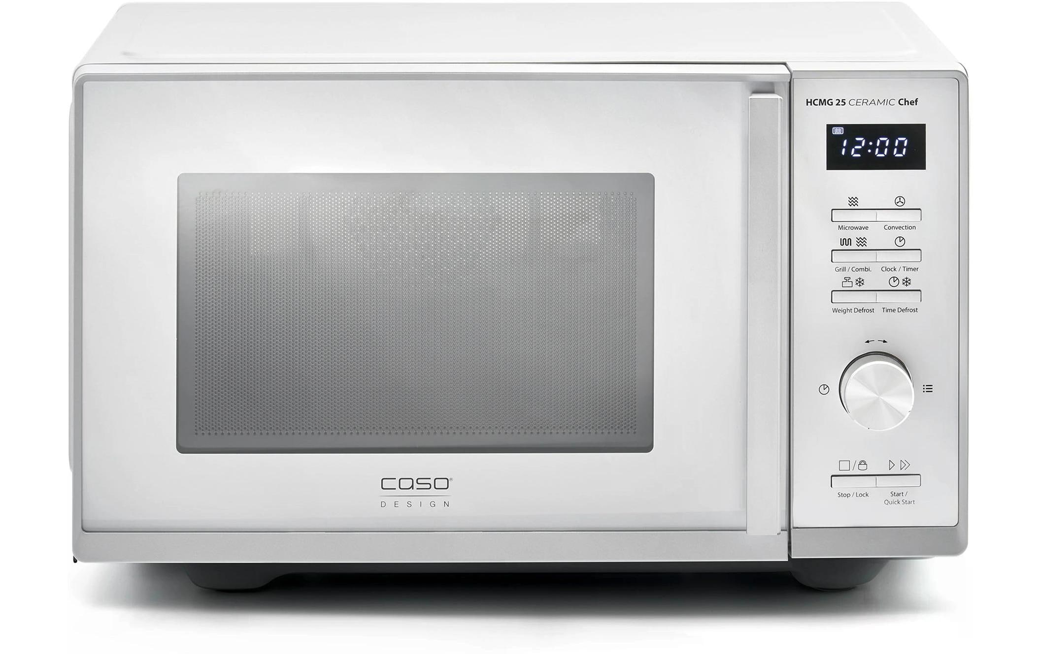 Caso Mikrowelle mit Grill HCMG 25 Ceramic Chef Silber