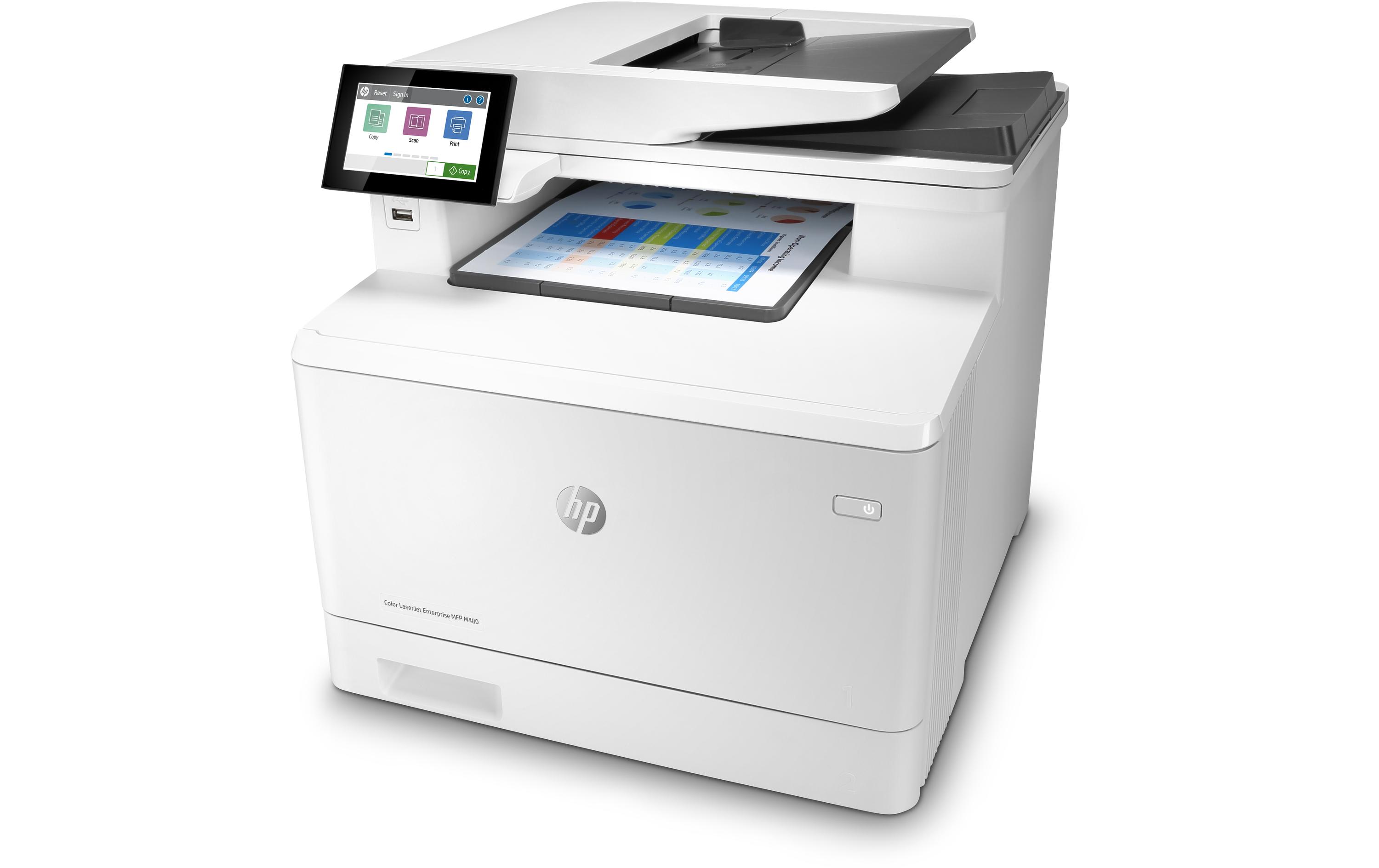 HP Multifunktionsdrucker Color LaserJet Enterprise M480f
