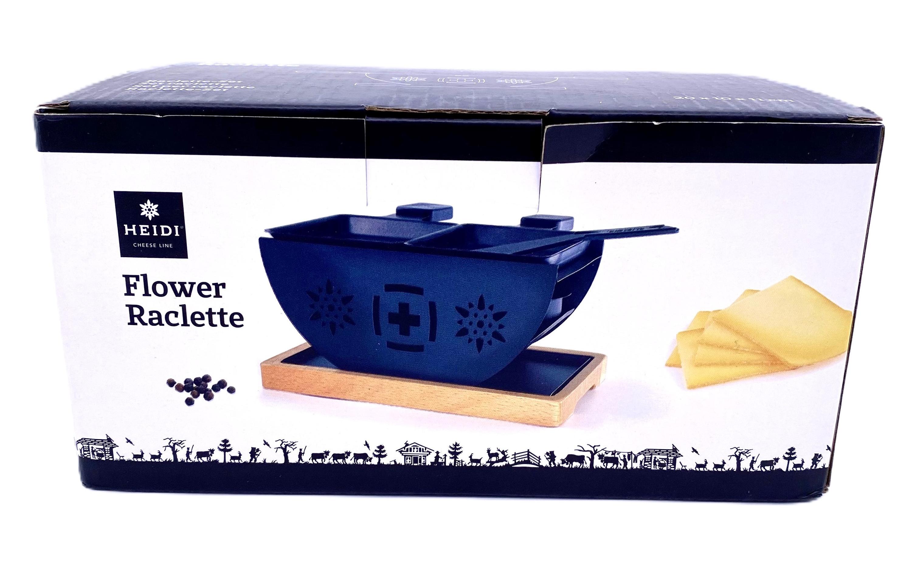 Heidi Cheese Line Cheese Line Raclette FLOWER 2p Schwarz