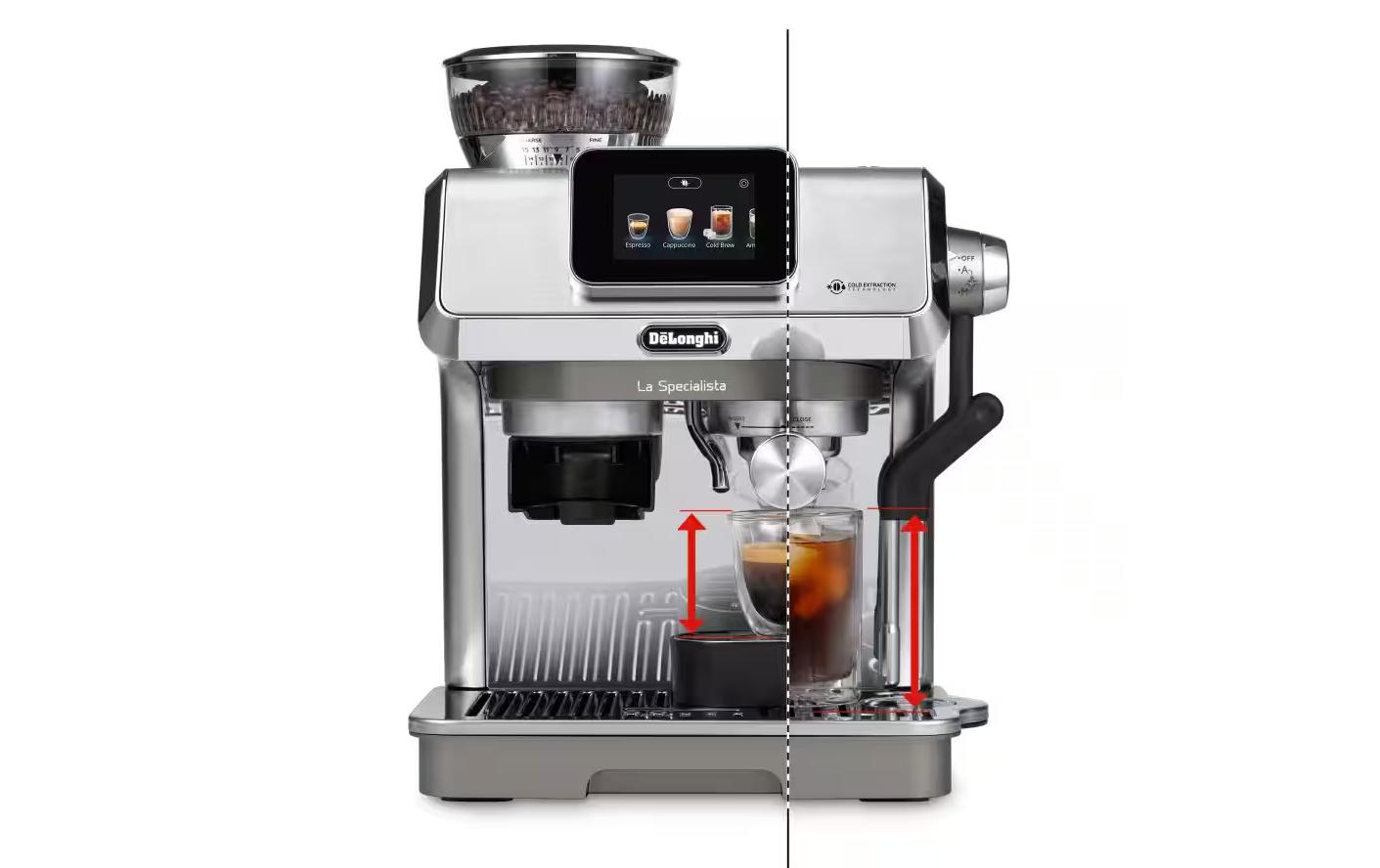 De'Longhi Siebträgermaschine LaSpecialista Touch EC9455.M Silber