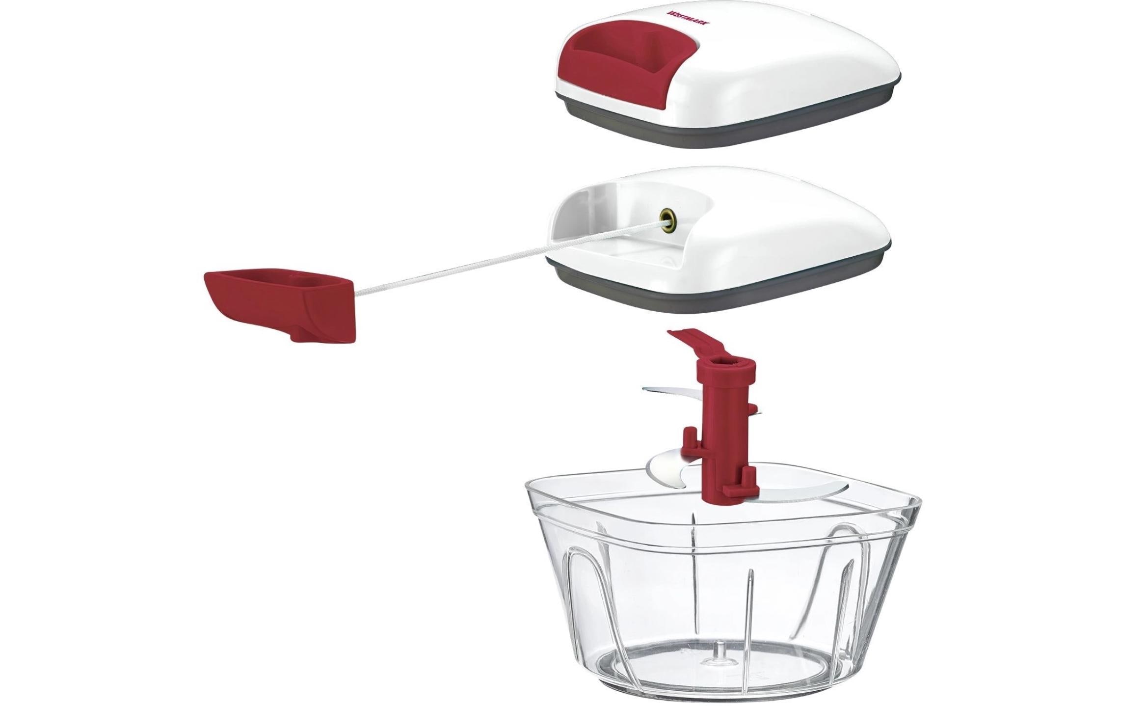 Westmark Multi-Schneider mit Seilzug, 450 ml Rot