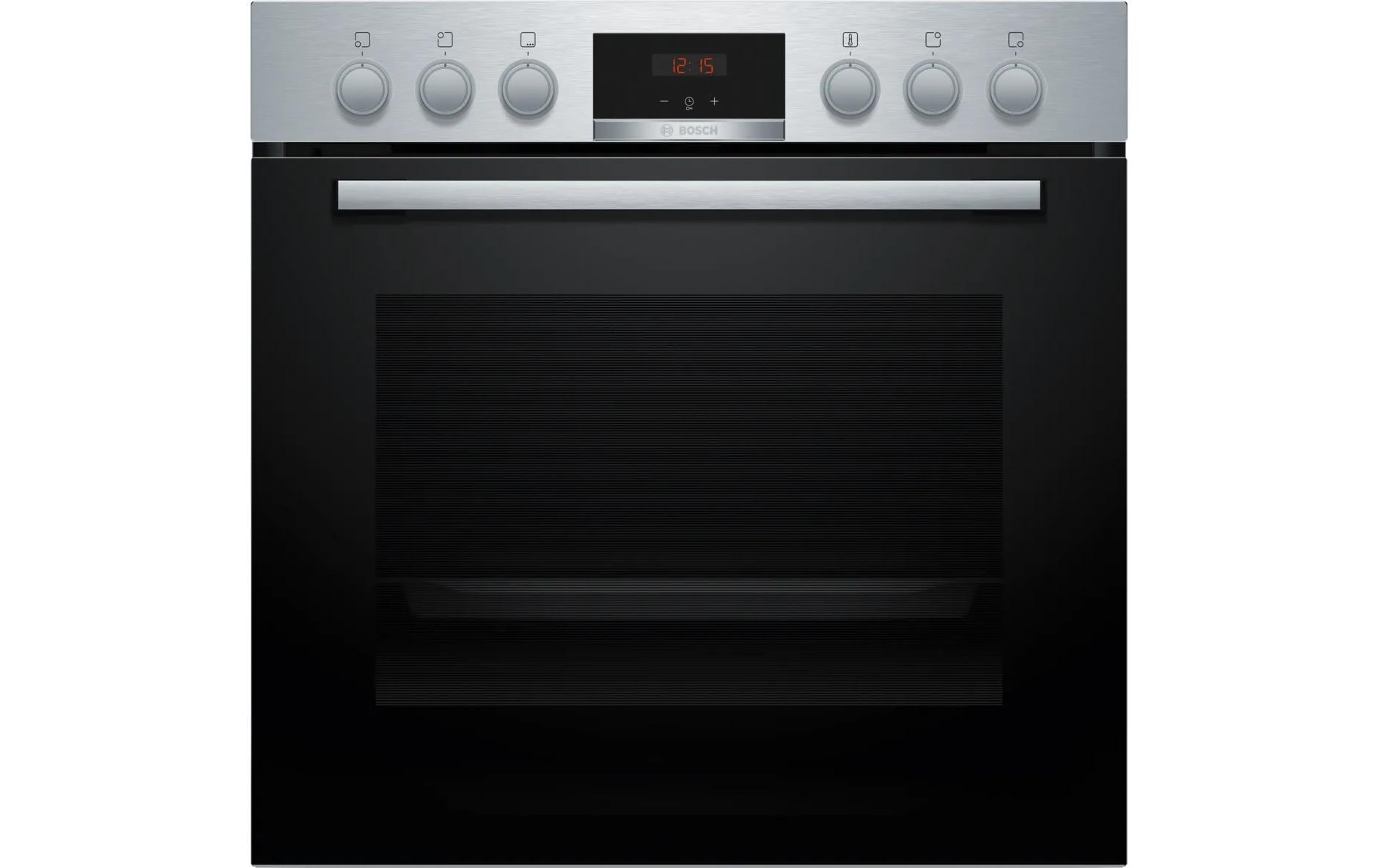 Bosch Einbaubackofen Serie 4 HEA513BR3 Schwarz/Silber A+