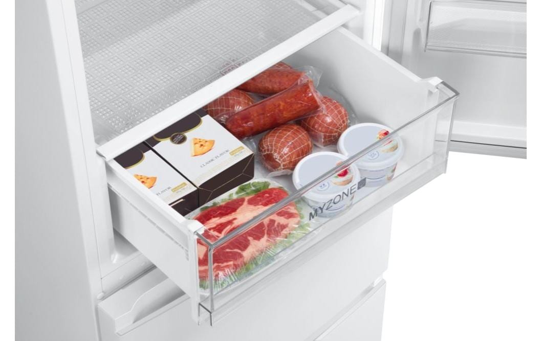 Haier Kühl-Gefrierkombination HTR3619ENPW 3D 60 Serie 3 Weiss