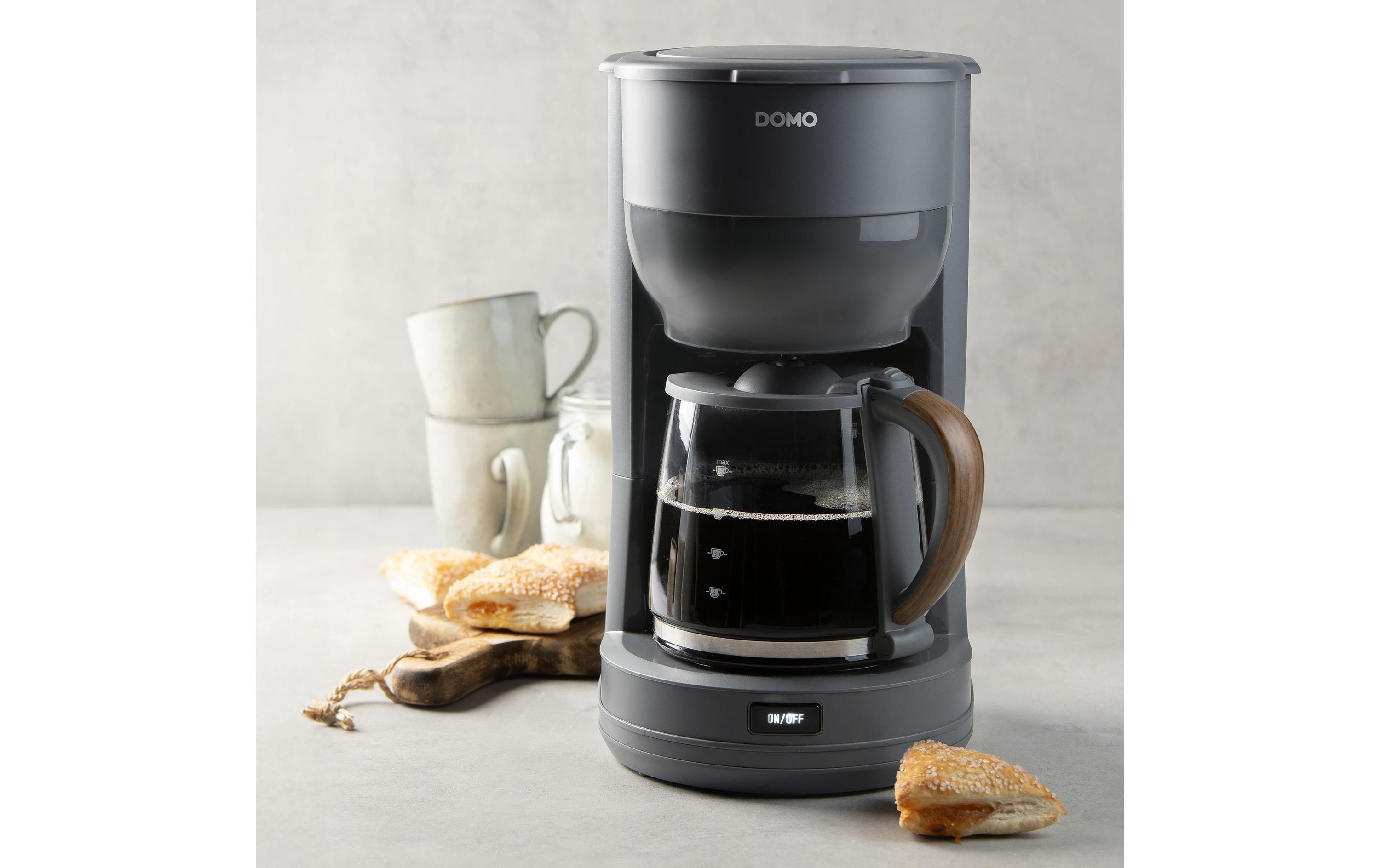 Domo Filterkaffeemaschine DO754K Grau