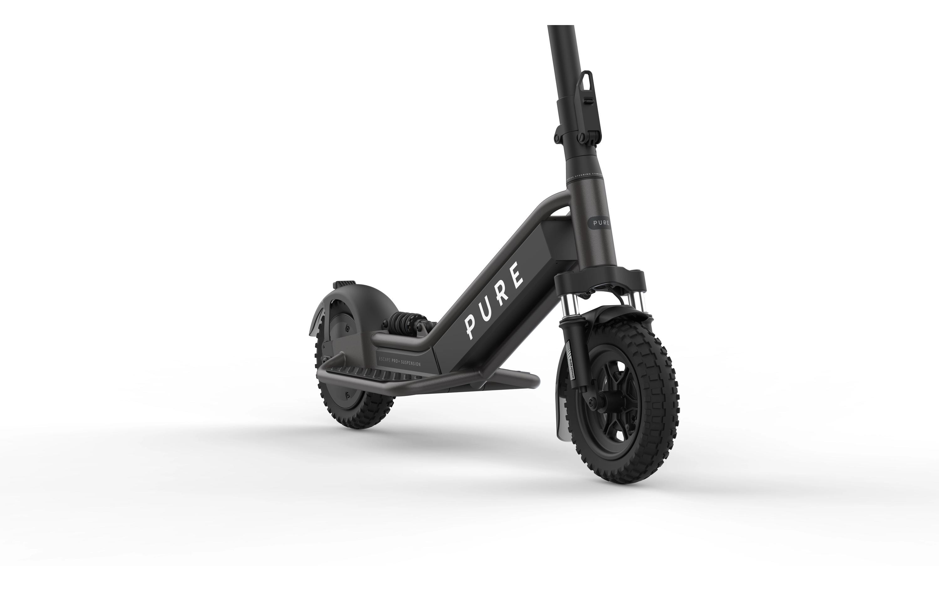 Pure Electric E-Scooter Escape Pro+ Suspension Metallisch Grau