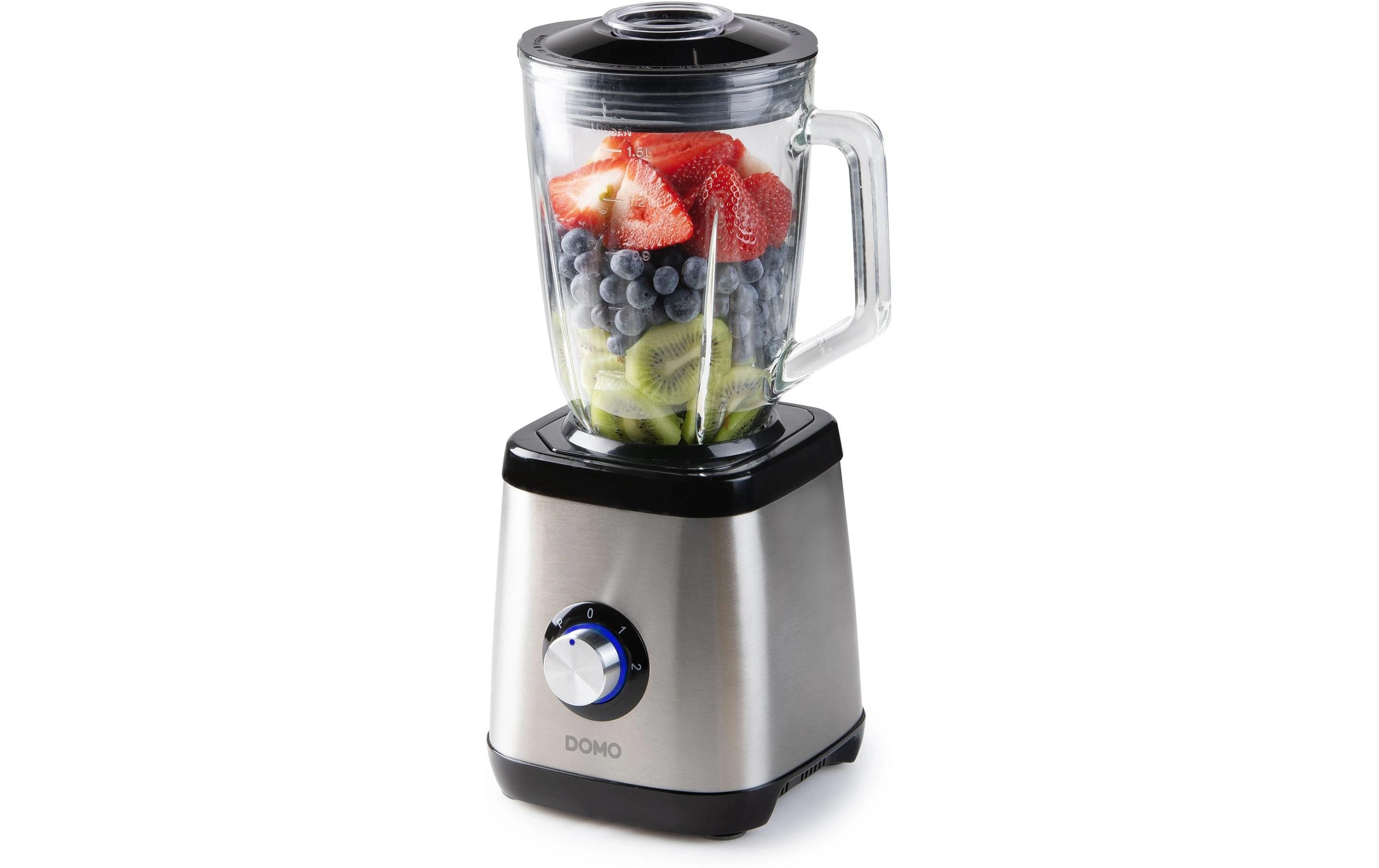 Domo Standmixer DO1133BL Schwarz/Silber