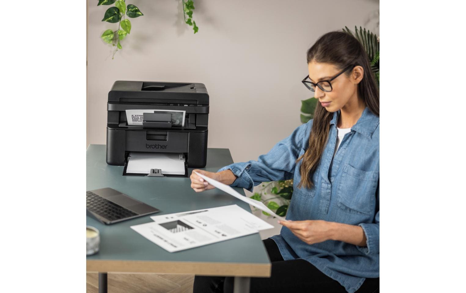 Brother Multifunktionsdrucker DCP-L1660W Laser A4 2400x600 WLAN
