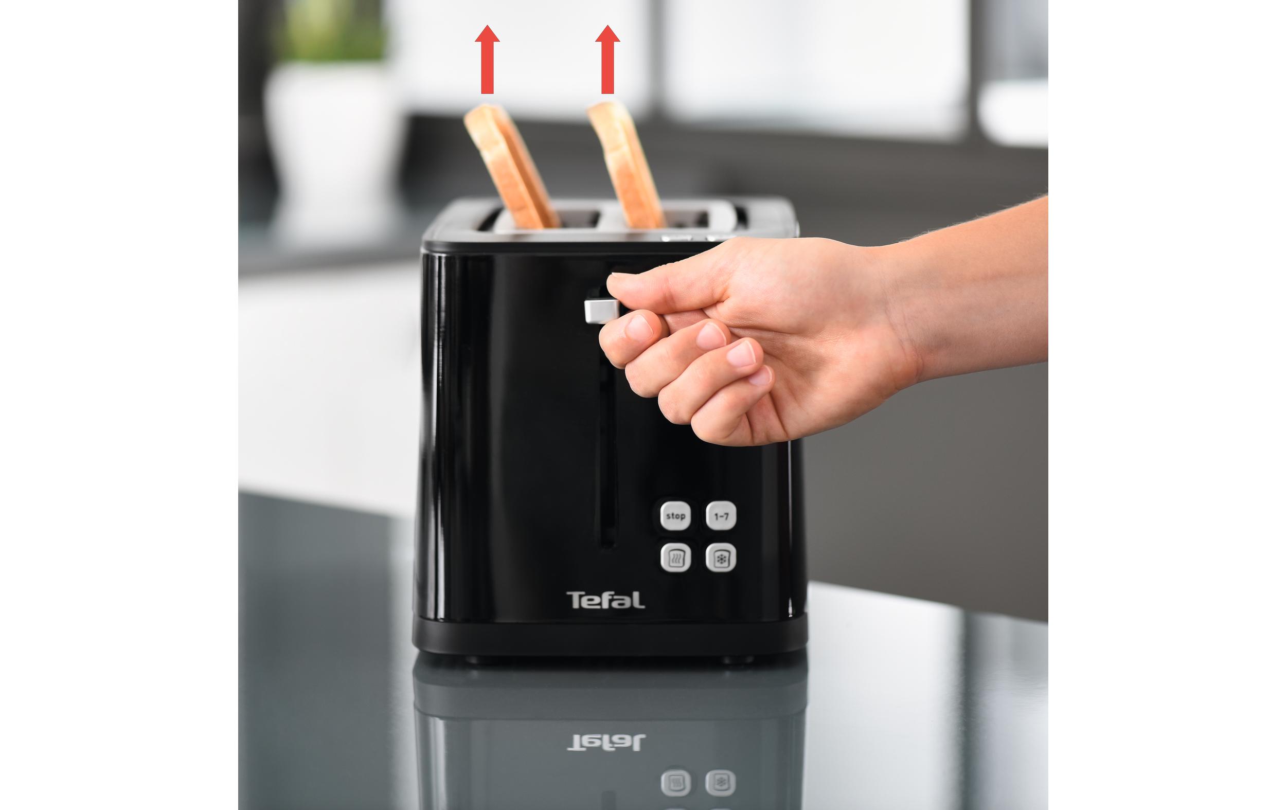 Tefal Toaster Smart'n Light Schwarz