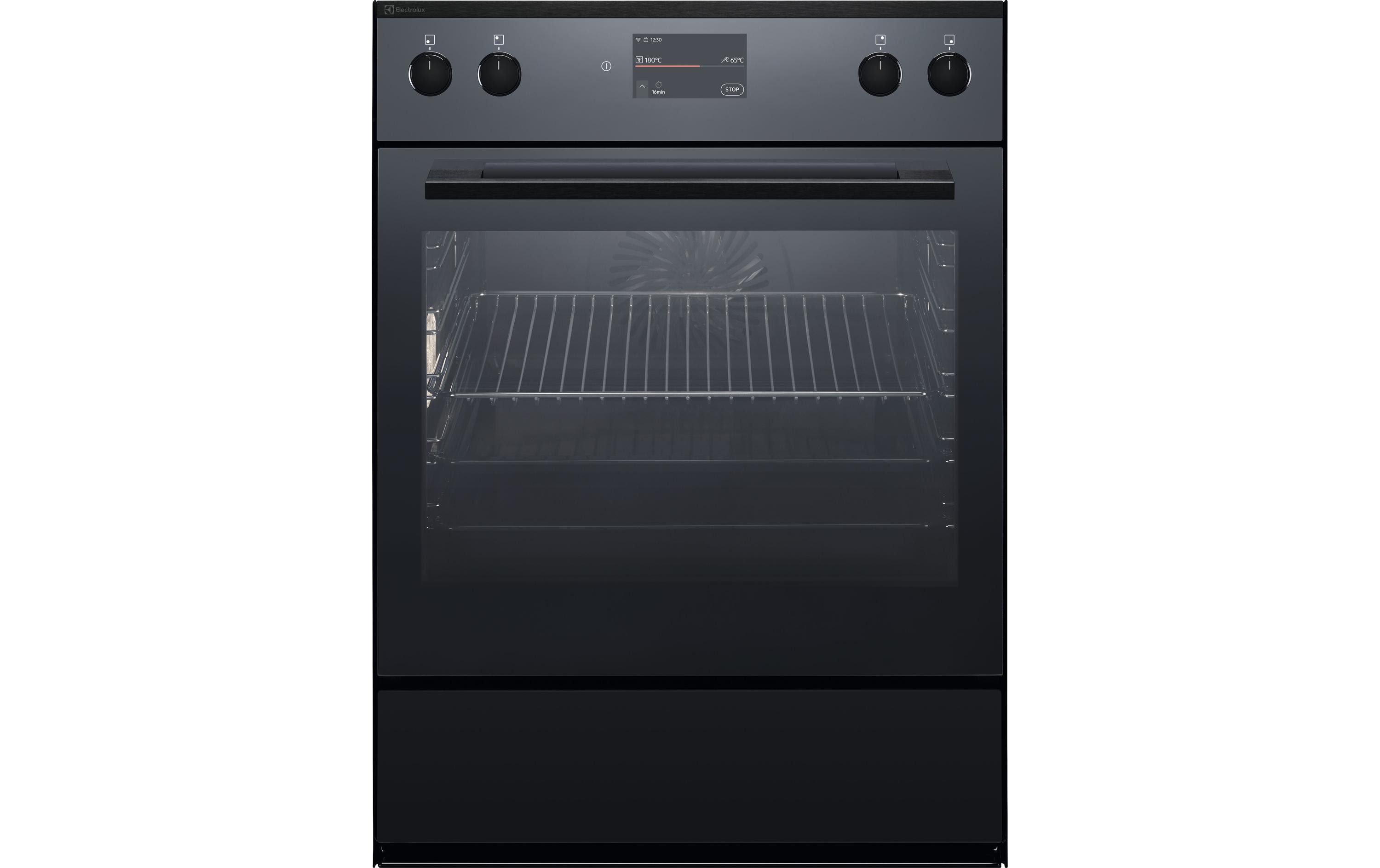 Electrolux Einbauherd EH7GL4XSP CH 55, Schwarz glanz