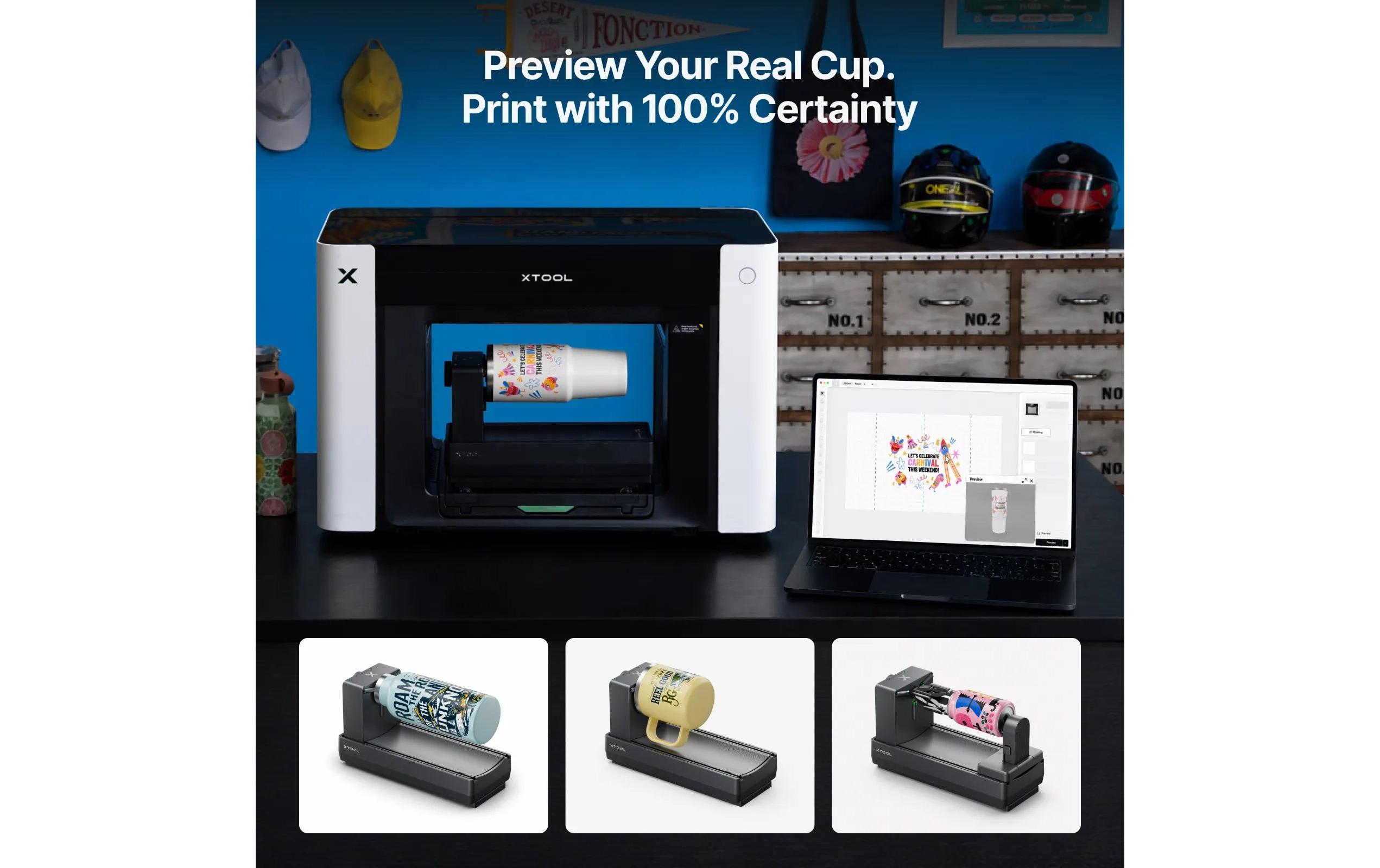 X-Tool xTool O1 Omni Dual UV Drucker Epson F1080 Print Head x2