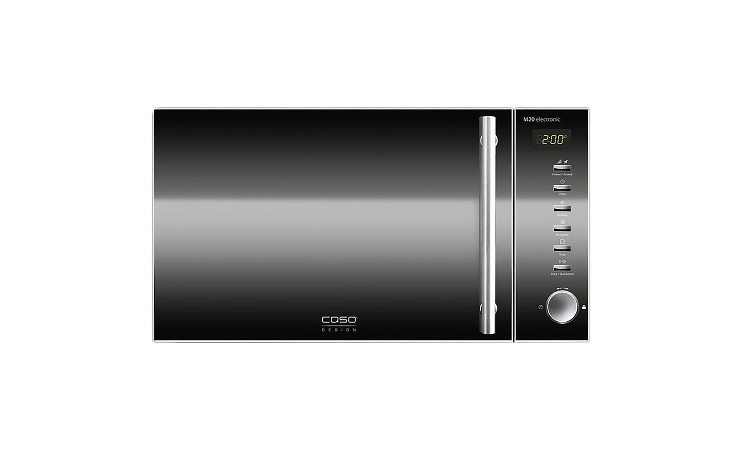 Caso Mikrowelle M20 Electronic Edelstahl 20 l 800 W