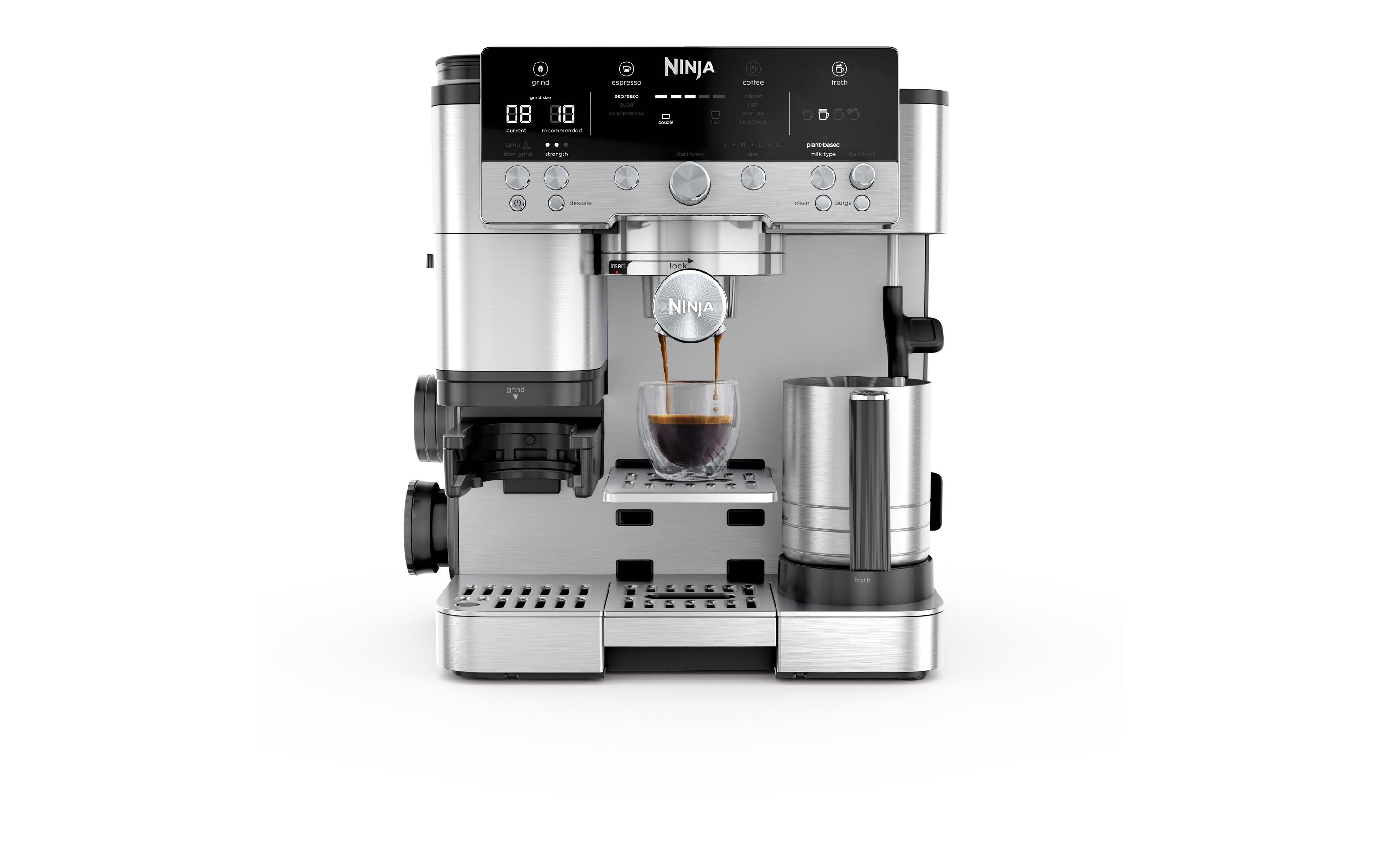 Ninja Siebträgermaschine Luxe Café Premier Schwarz/Silber