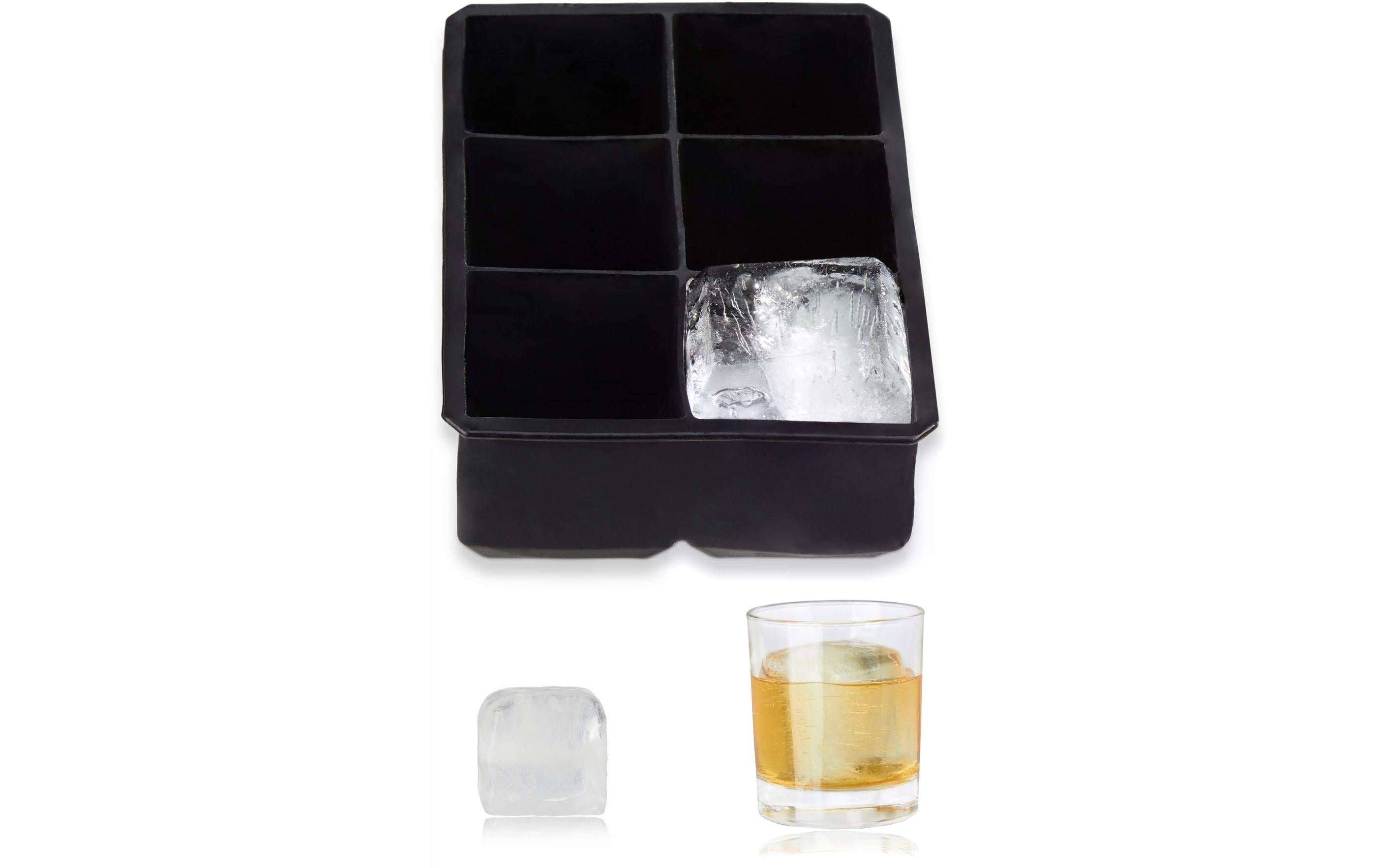 relaxdays Eiswürfelform 6 Stück, Schwarz