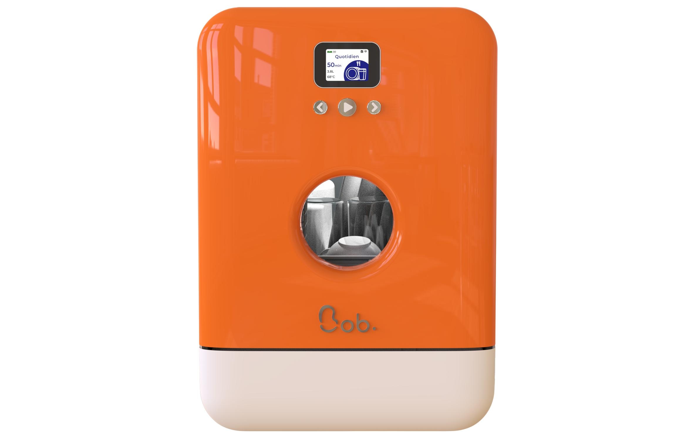 Daan Tech Tischgeschirrspüler Bob Orange/Weiss