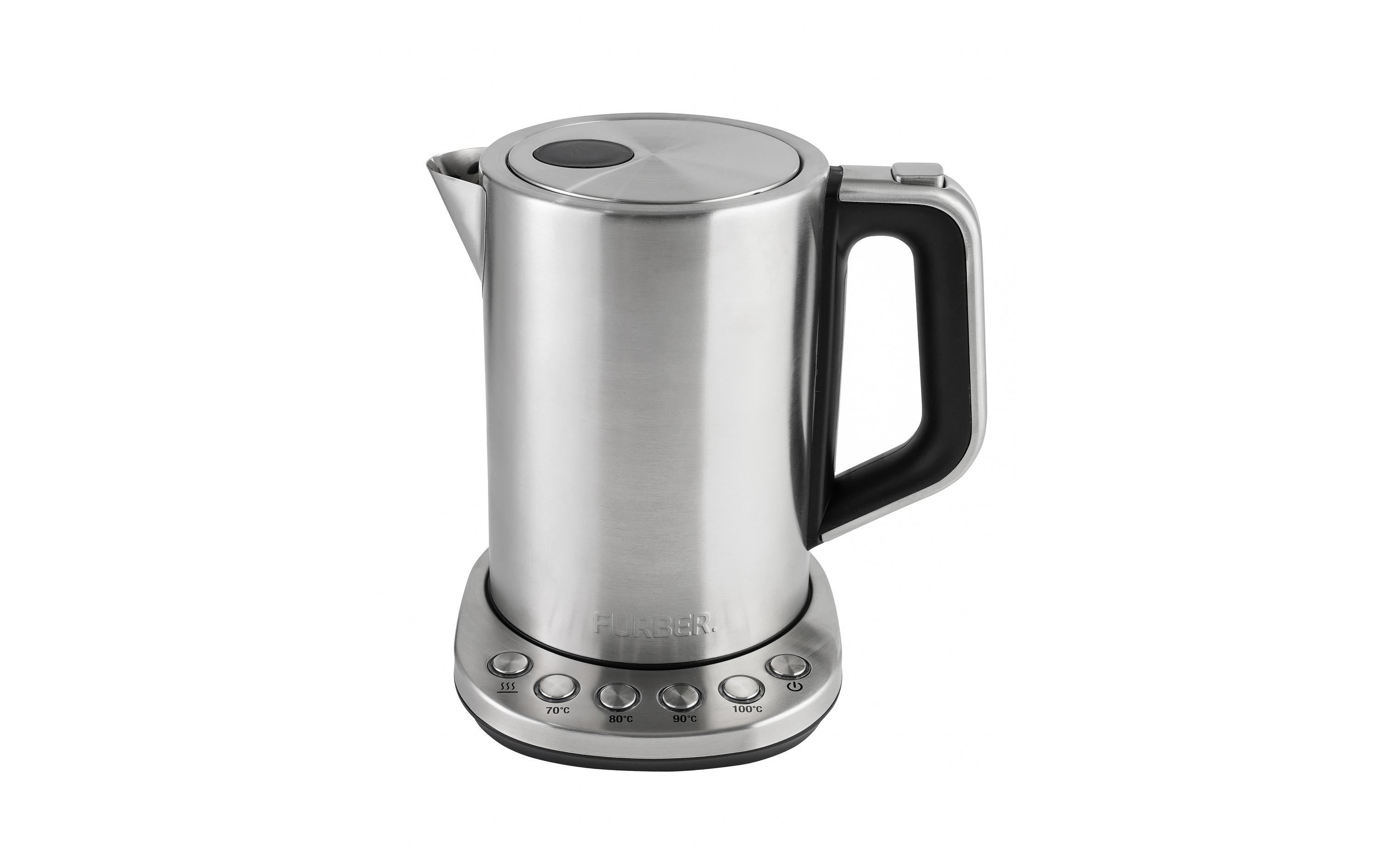 FURBER Wasserkocher Select 1.5 l, Edelstahl