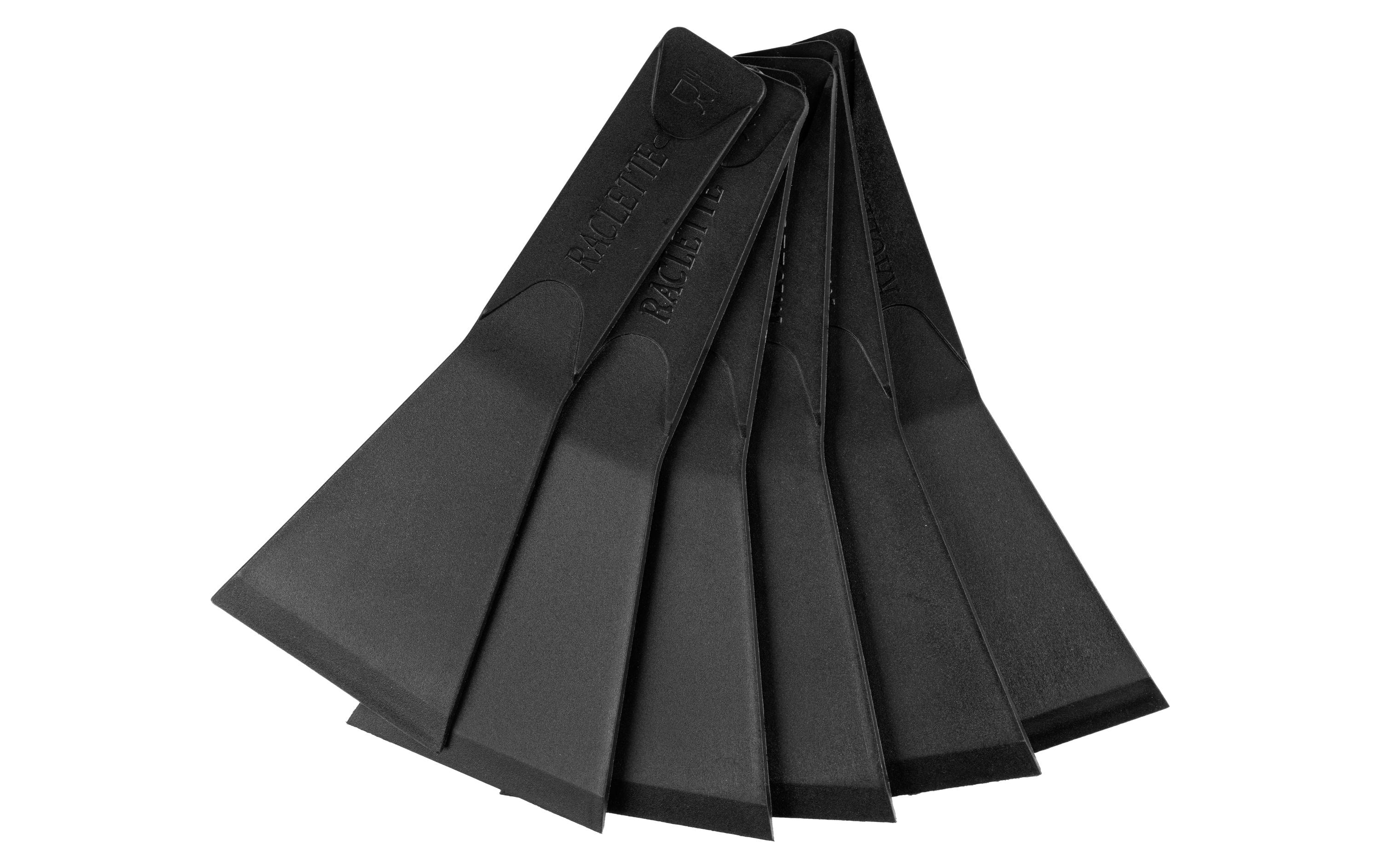 FURBER Raclette-Spachtel Schwarz 6 Stück FURBER Raclette-Spachtel Schwarz 6 Stück